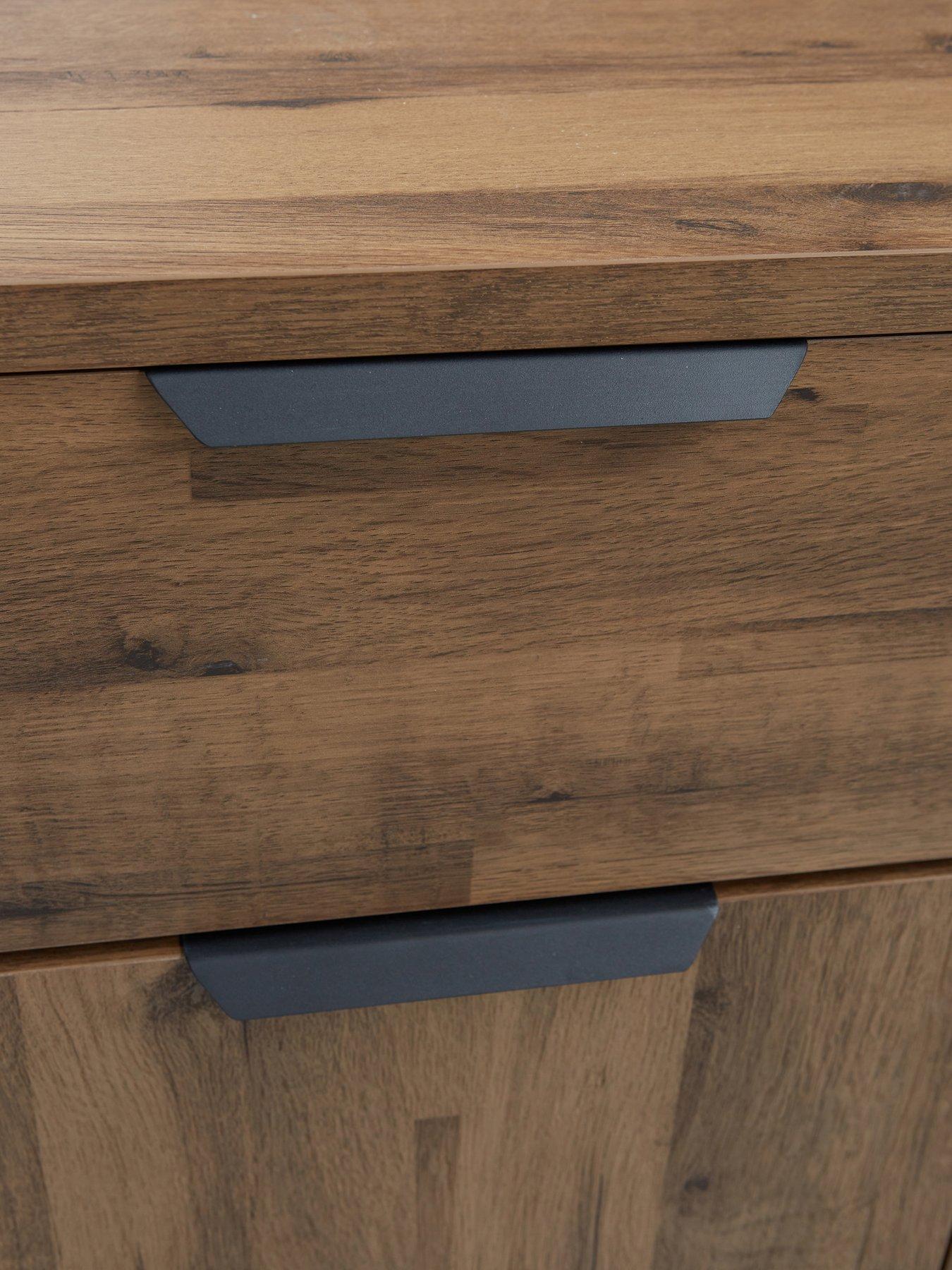  image of very-home-harlem-compact-sideboard-mid-oak-fscreg-certified