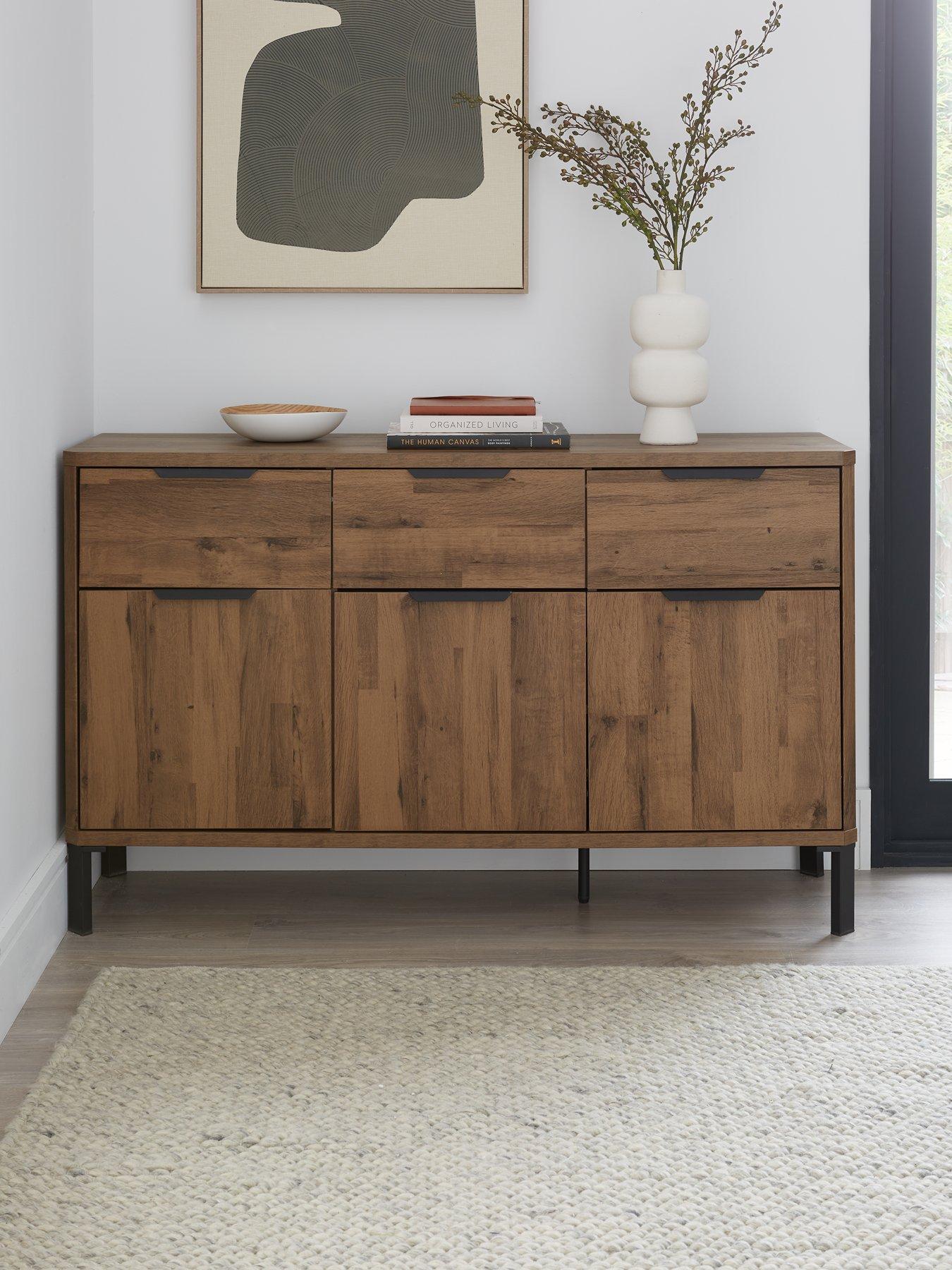 The Very Collection Harlem Large Sideboard - Mid Oak - FSC® Certified
