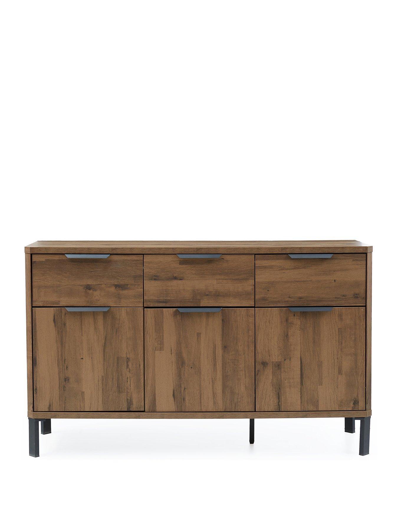 Image 2 of 7 of The Very Collection Harlem Large Sideboard - Mid Oak - FSC&reg; Certified