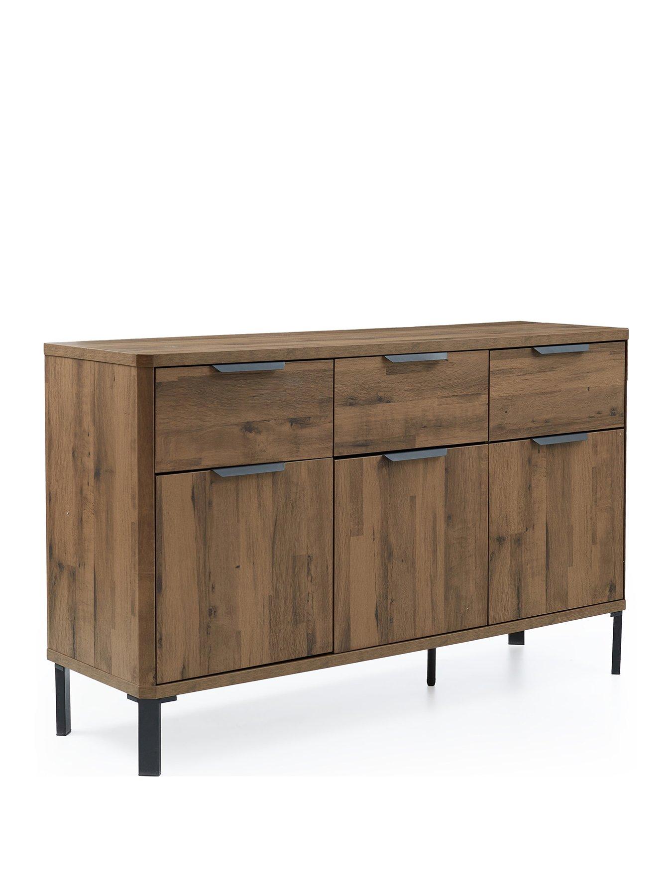 Image 3 of 7 of The Very Collection Harlem Large Sideboard - Mid Oak - FSC&reg; Certified