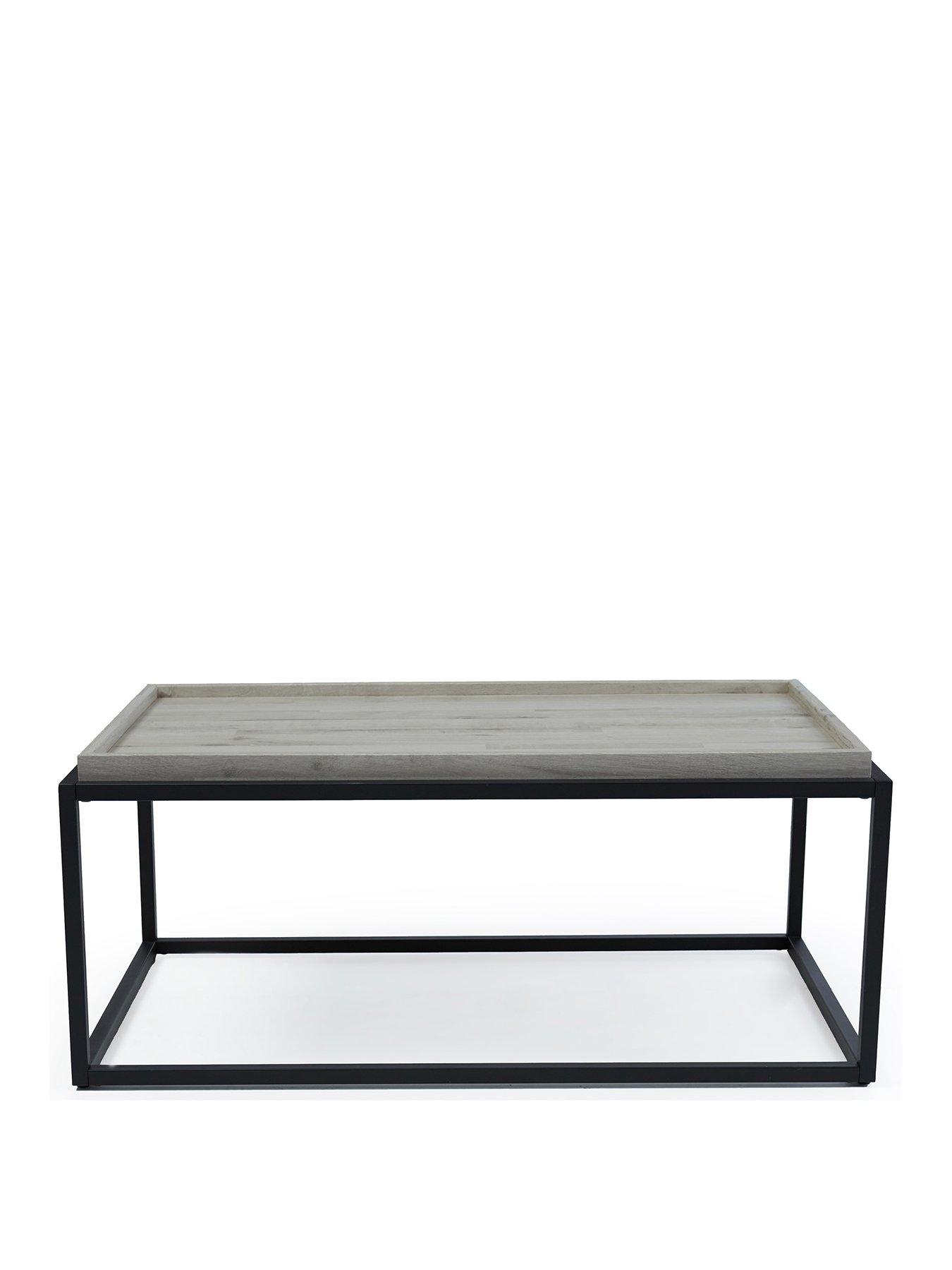Image 2 of 6 of Very Home Harlem Tray Coffee Table - Grey&nbsp;Oak - FSC&reg; Certified