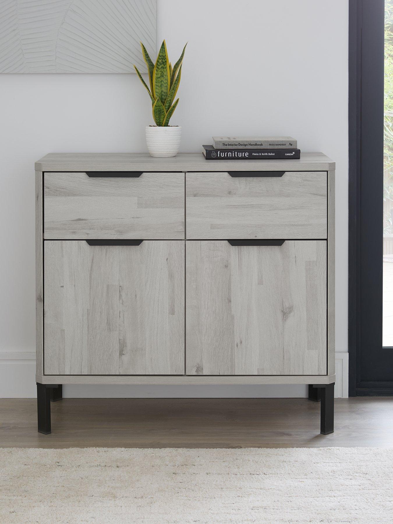  image of very-home-harlem-compact-sideboard-greynbspoak-fscreg-certified