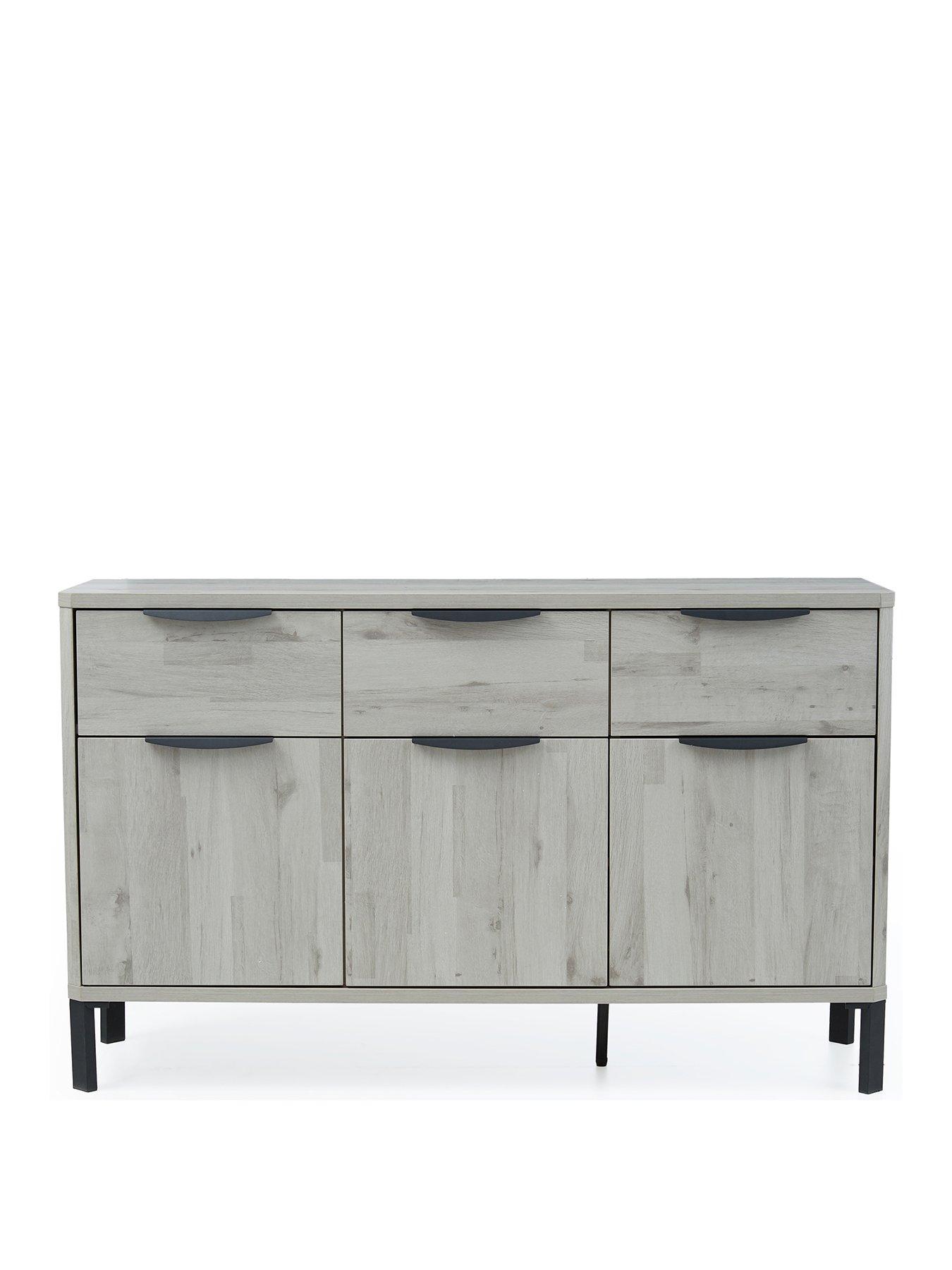 Image 2 of 7 of Very Home Harlem Large Sideboard - Grey&nbsp;Oak - FSC&reg; Certified
