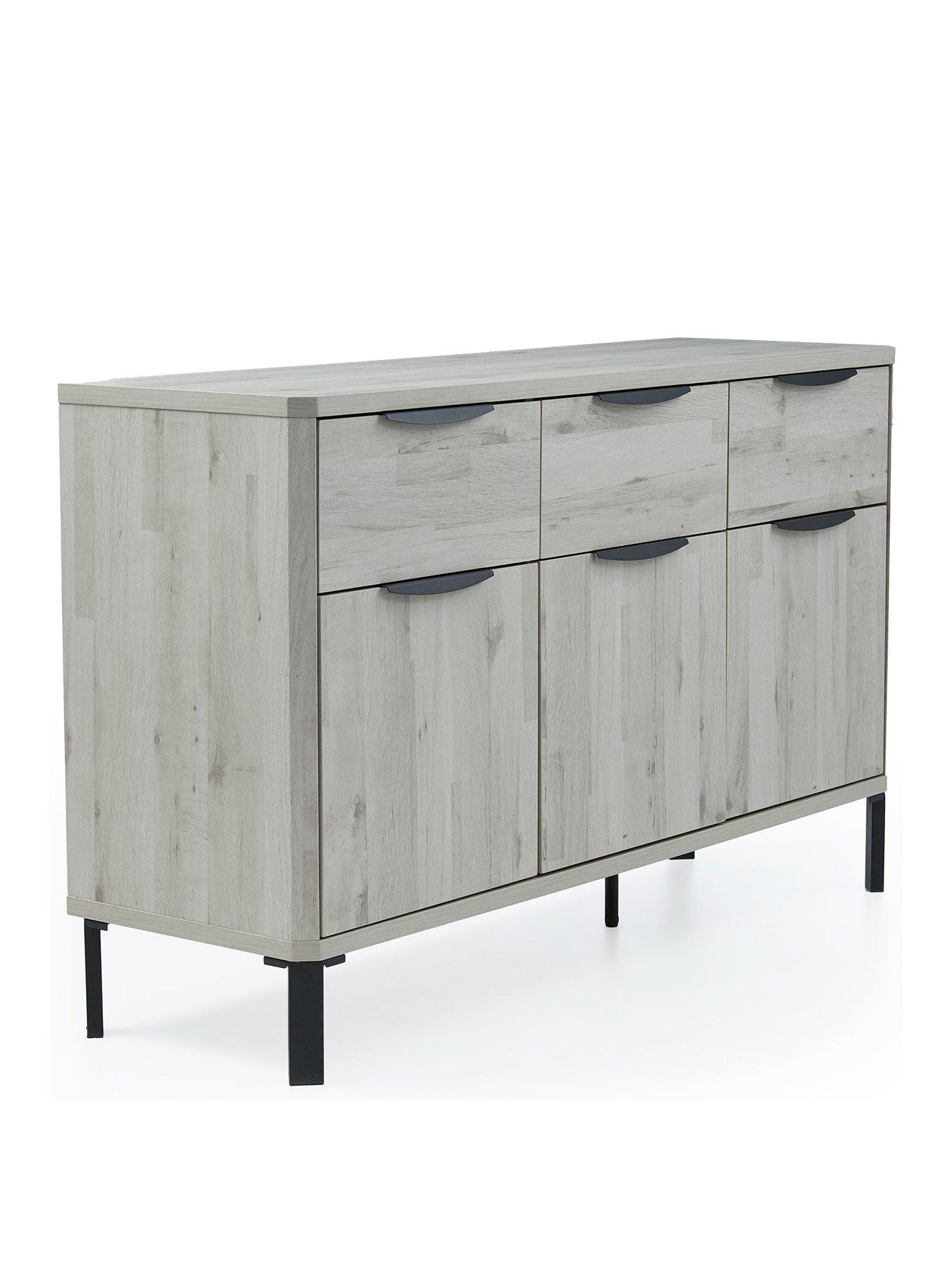 Image 3 of 7 of Very Home Harlem Large Sideboard - Grey&nbsp;Oak - FSC&reg; Certified