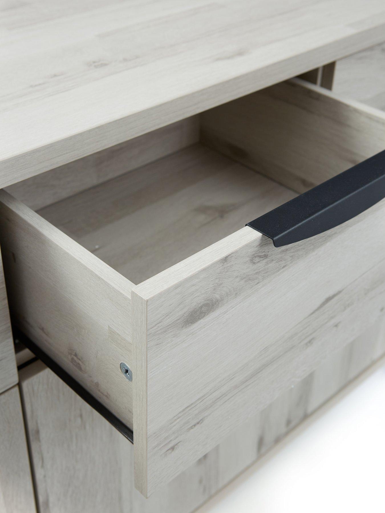 Image 7 of 7 of Very Home Harlem Large Sideboard - Grey&nbsp;Oak - FSC&reg; Certified