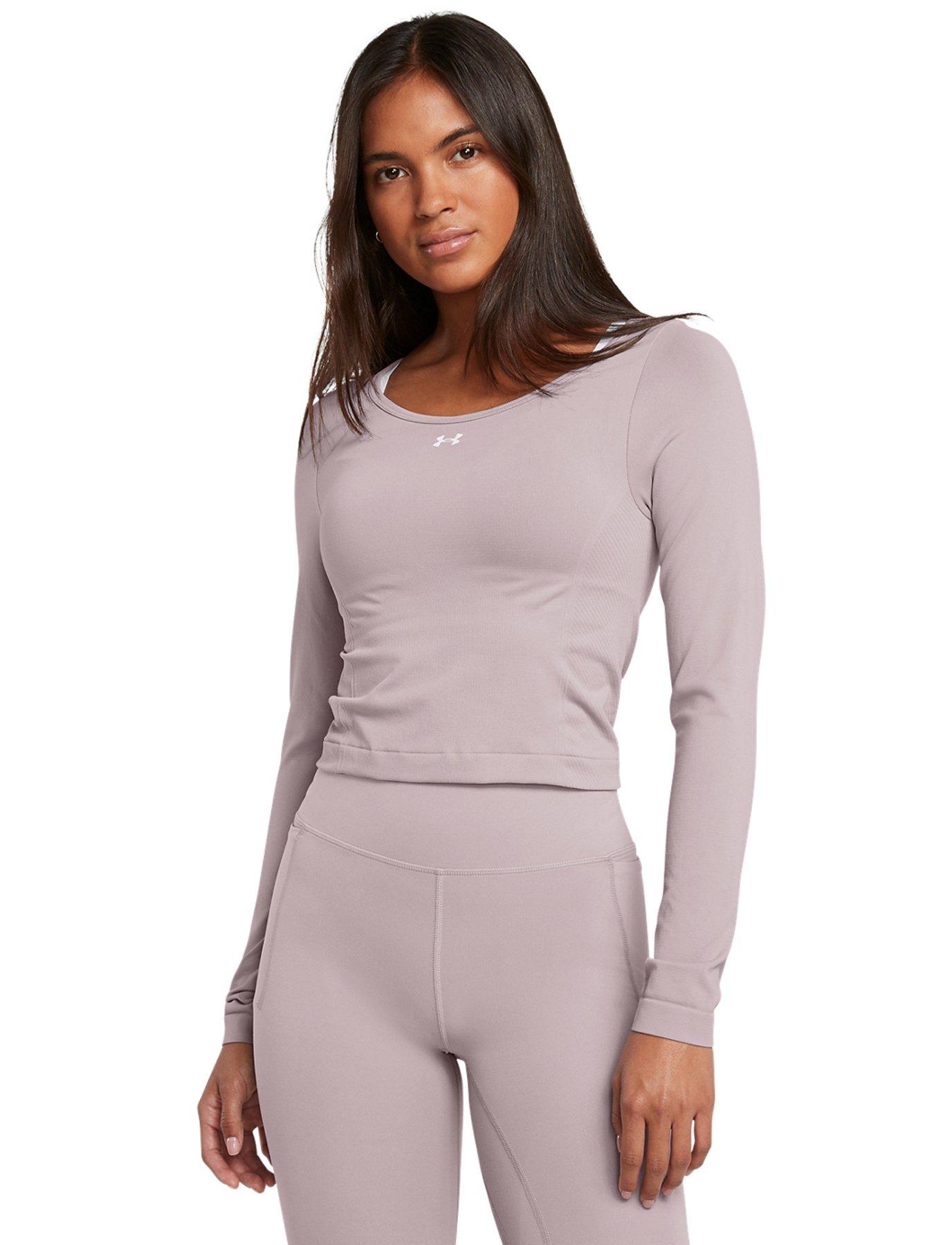 undefined Womens Training Vanish Seamless Long Sleeve Top - Grey