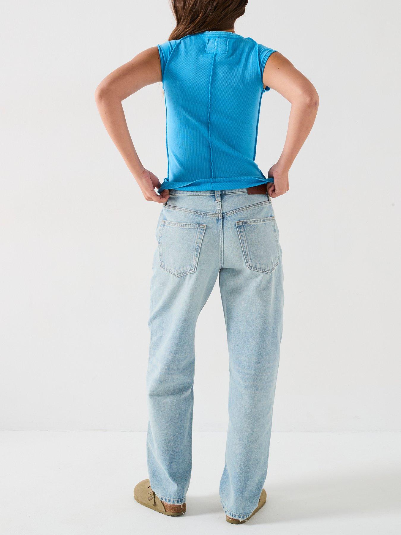  image of free-people-ever-had-t-shirt-bright-blue