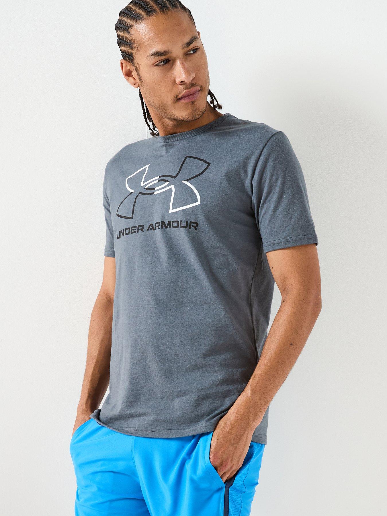 UNDER ARMOUR Men's Training Gl Foundation Update Short Sleeve T-Shirt - Grey