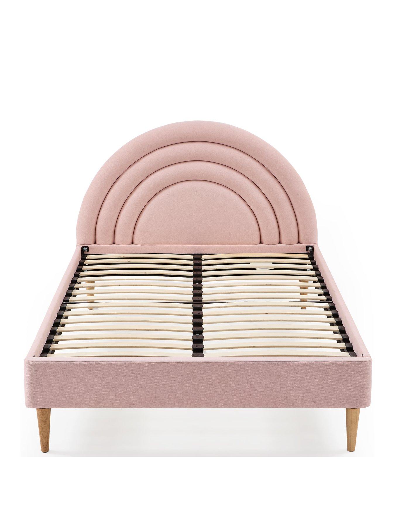 Image 2 of 6 of Very Home Rainbow&nbsp;Small Double&nbsp;Bed with Mattress Option (Buy &amp; SAVE!)&nbsp;- Pink - FSC&reg; Certified