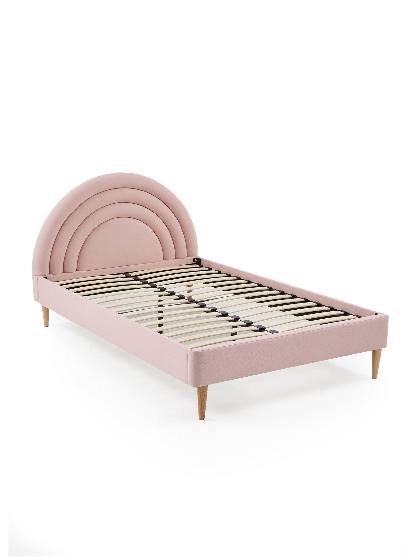 Image 3 of 6 of Very Home Rainbow&nbsp;Small Double&nbsp;Bed with Mattress Option (Buy &amp; SAVE!)&nbsp;- Pink - FSC&reg; Certified
