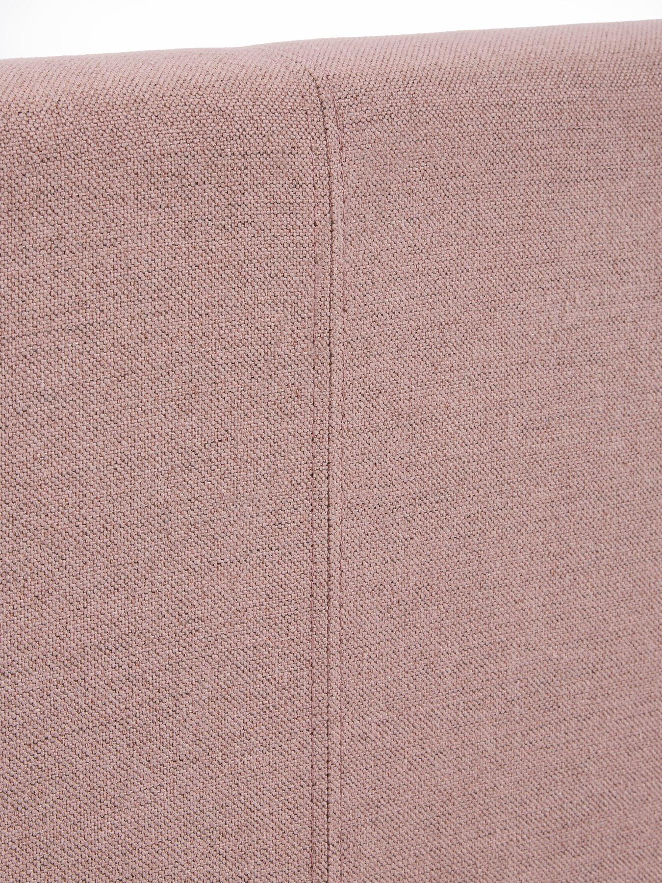 Image 6 of 6 of The Very Collection Riley Children's Fabric Single Bed with Mattress Options (Buy &amp; SAVE!) - Antique Rose - FSC&reg; Certified