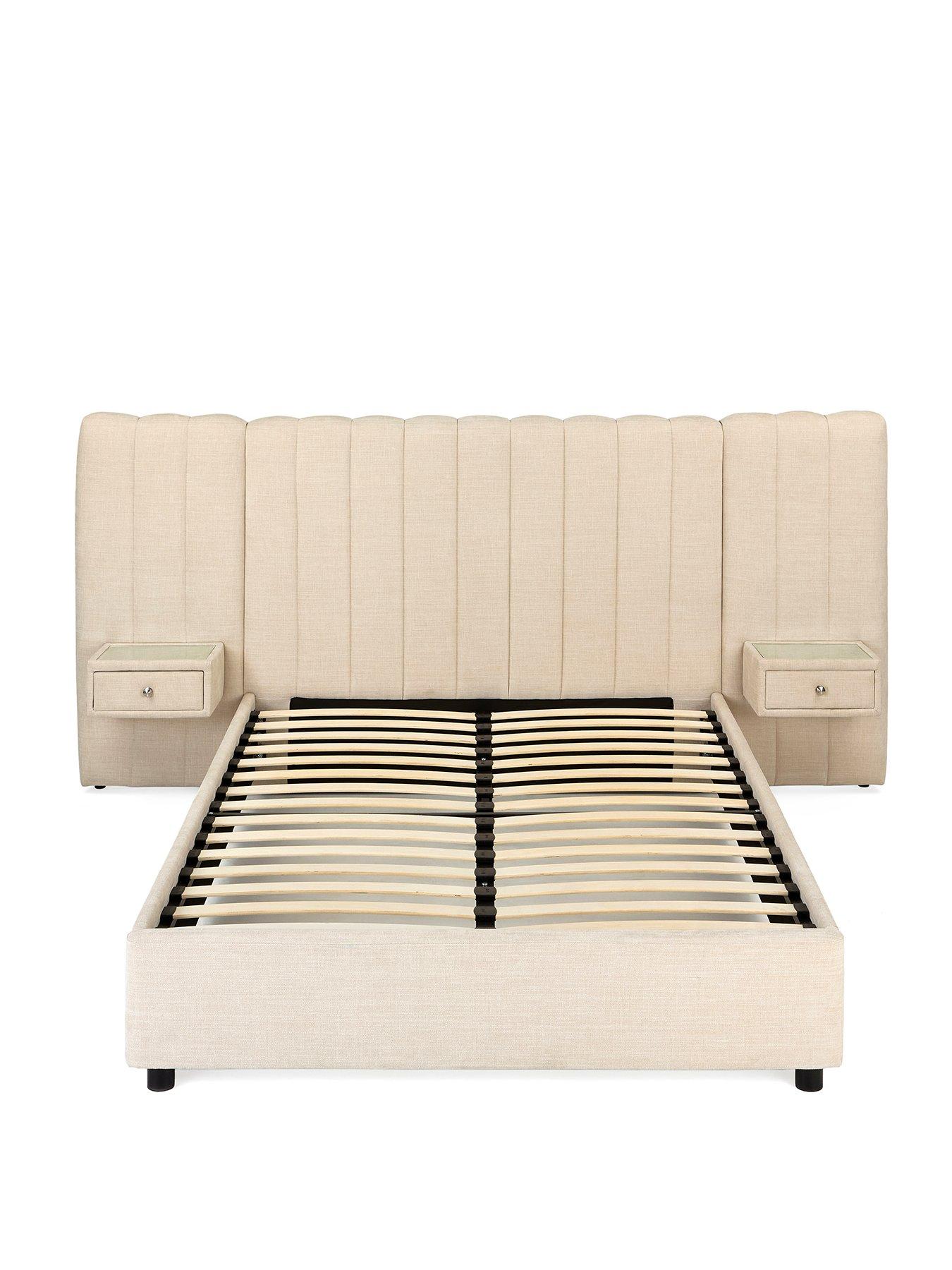 Image 2 of 7 of Very Home Amaya&nbsp;Bed with Built-in Side Tables and Mattress Options (Buy &amp; SAVE!)&nbsp;&nbsp;- FSC&reg; Certified