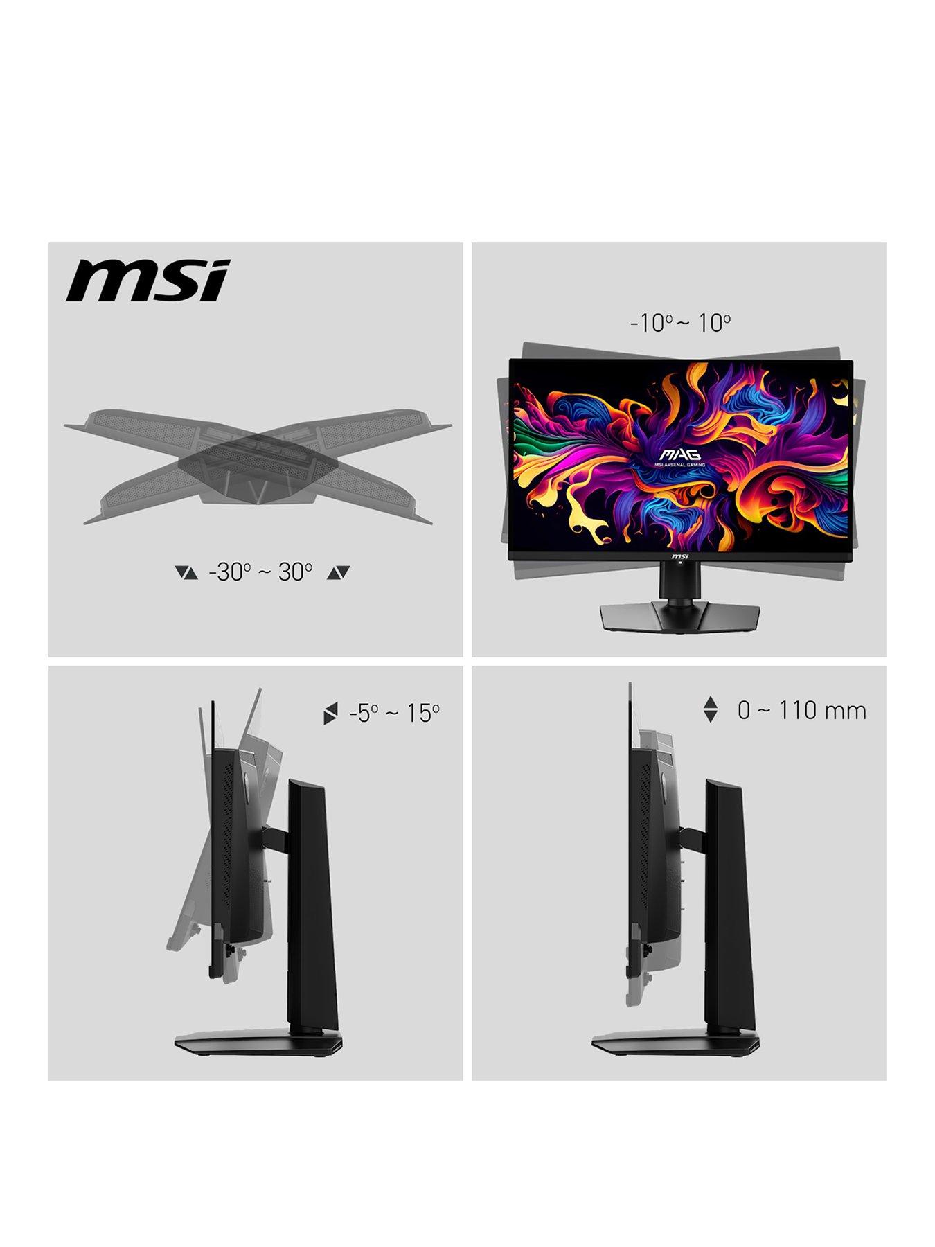  image of msi-mag-321upnbsp32-inch-qd-oled-4k-uhd-165hz-003ms-adaptive-syncnbspgaming-monitor