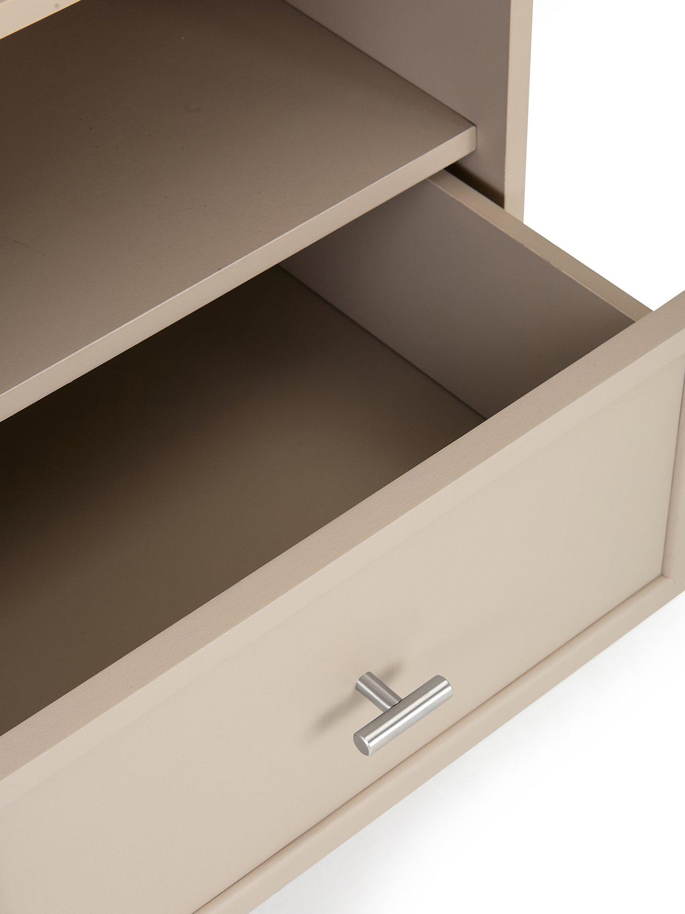  image of very-home-serena-1-drawer-bedside-chest-taupenbsp--fscreg-certified