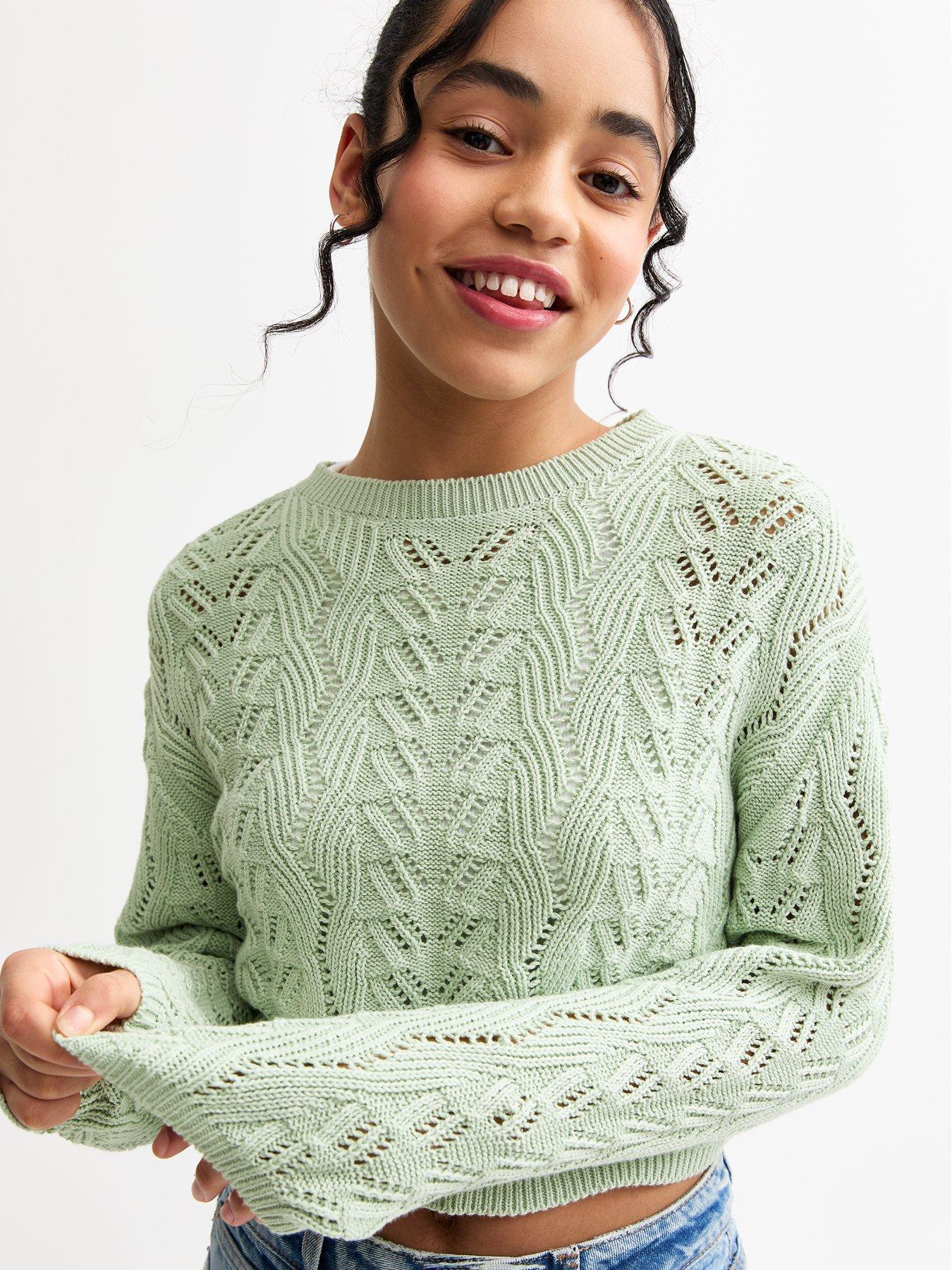 new-look-915-girls-mint-green-crochet-jumper