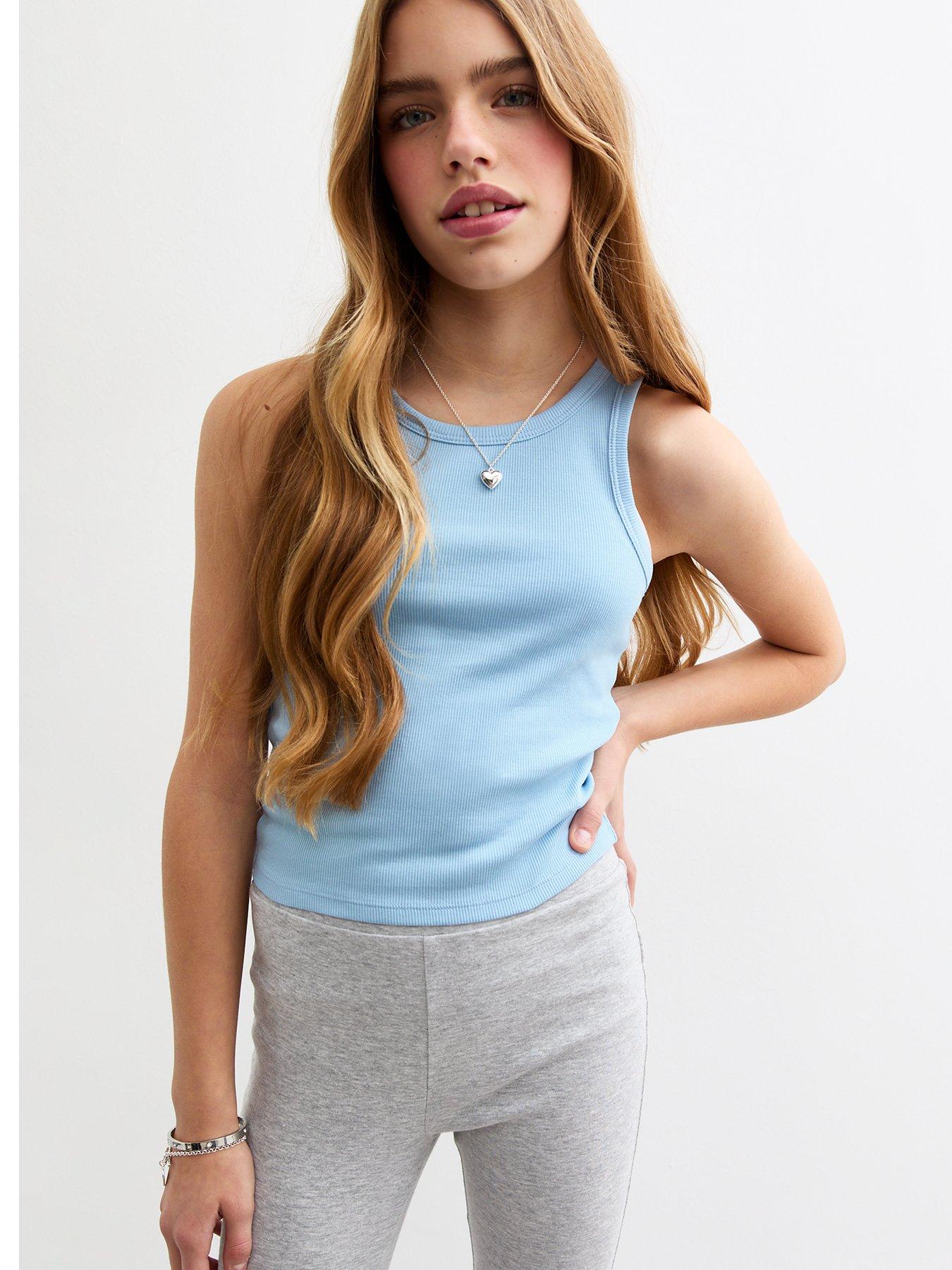 new-look-915-pale-blue-girls-ribbed-jersey-racerback-vest-light-blue