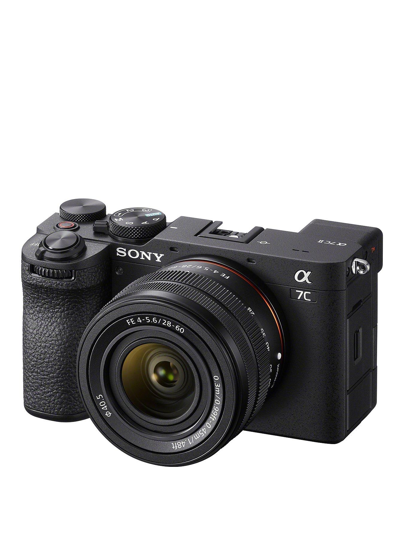 undefined Alpha a7C II Compact Full-Frame Mirrorless Camera with 28-60mm lens Silver
