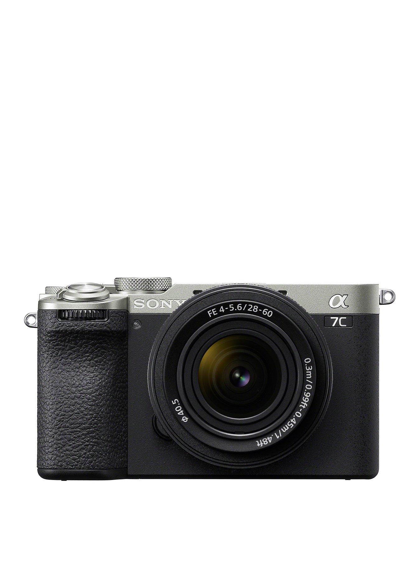 undefined Alpha a7C II Compact Full-Frame Mirrorless Camera with 28-60mm lens Black