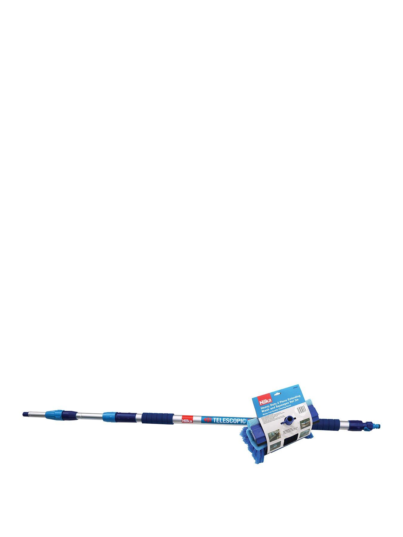 Hilka 3m Extending Wash Brush and Squeegee Set