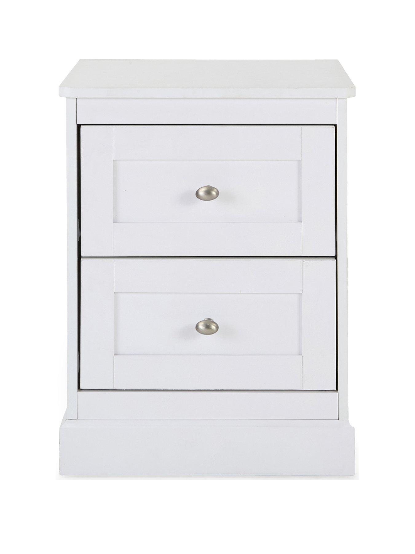  image of very-home-darcy-2-drawer-bedsidenbsp--white-fscreg-certified