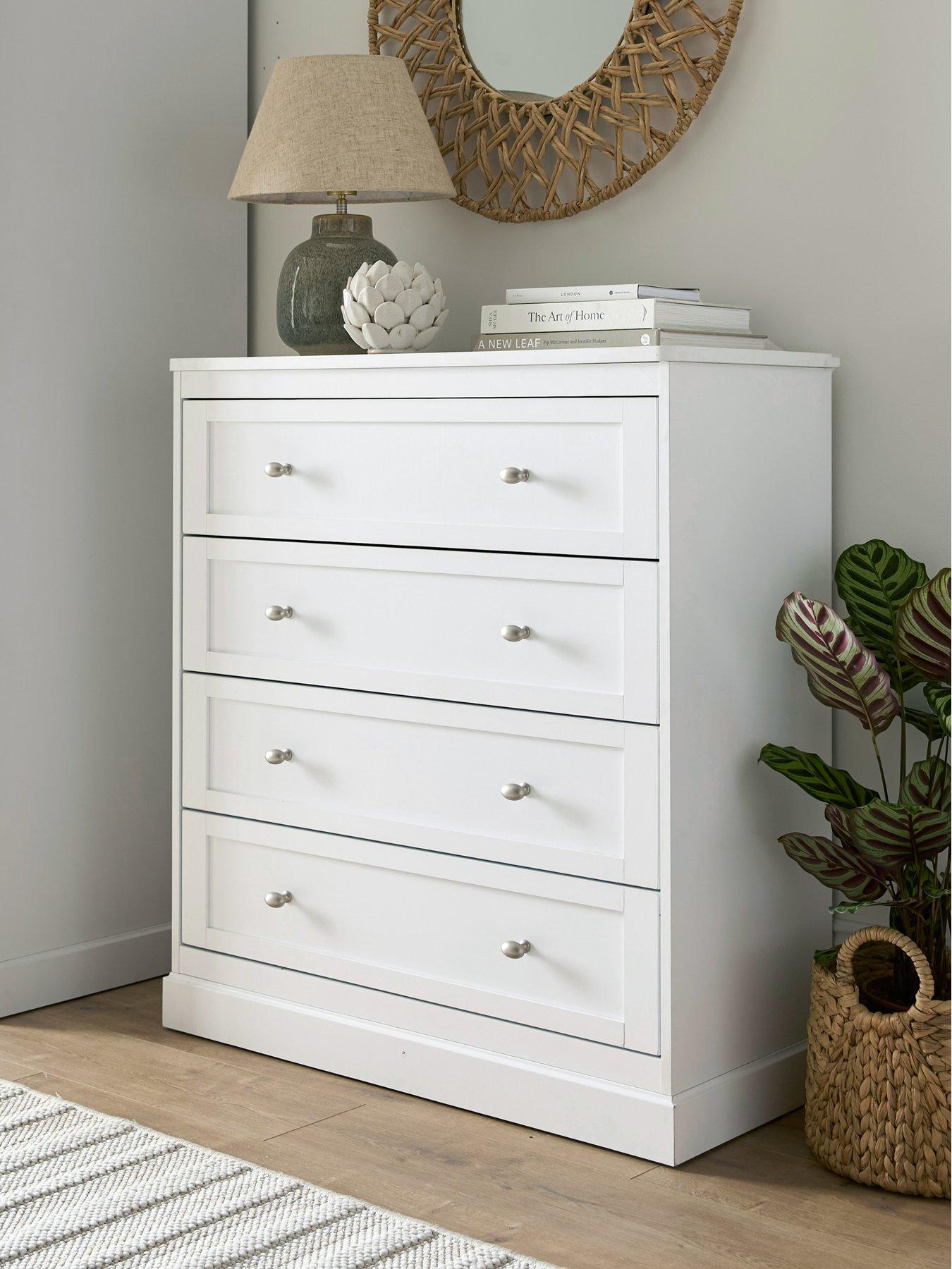 The Very Collection Darcy 4 Drawer Chest - White - FSC® Certified