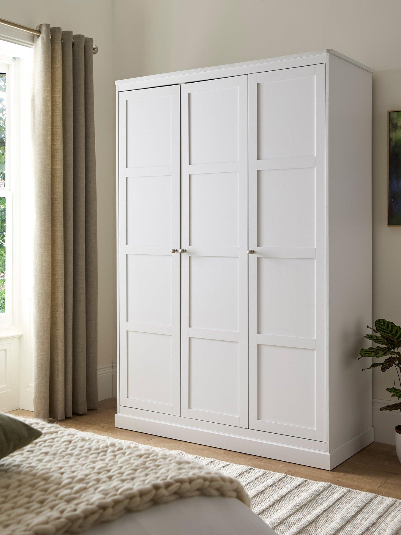 The Very Collection Darcy 3 Door Wardrobe - White - FSC® Certified