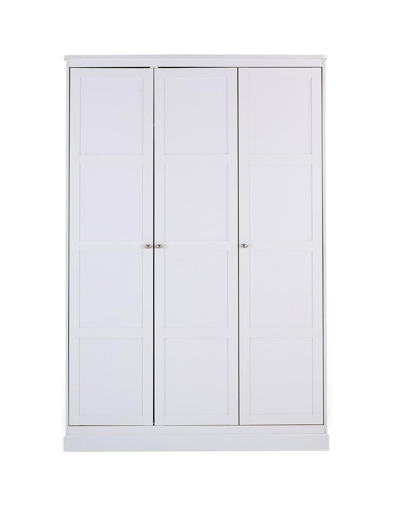 Image 2 of 6 of The Very Collection Darcy 3 Door Wardrobe - White - FSC&reg; Certified