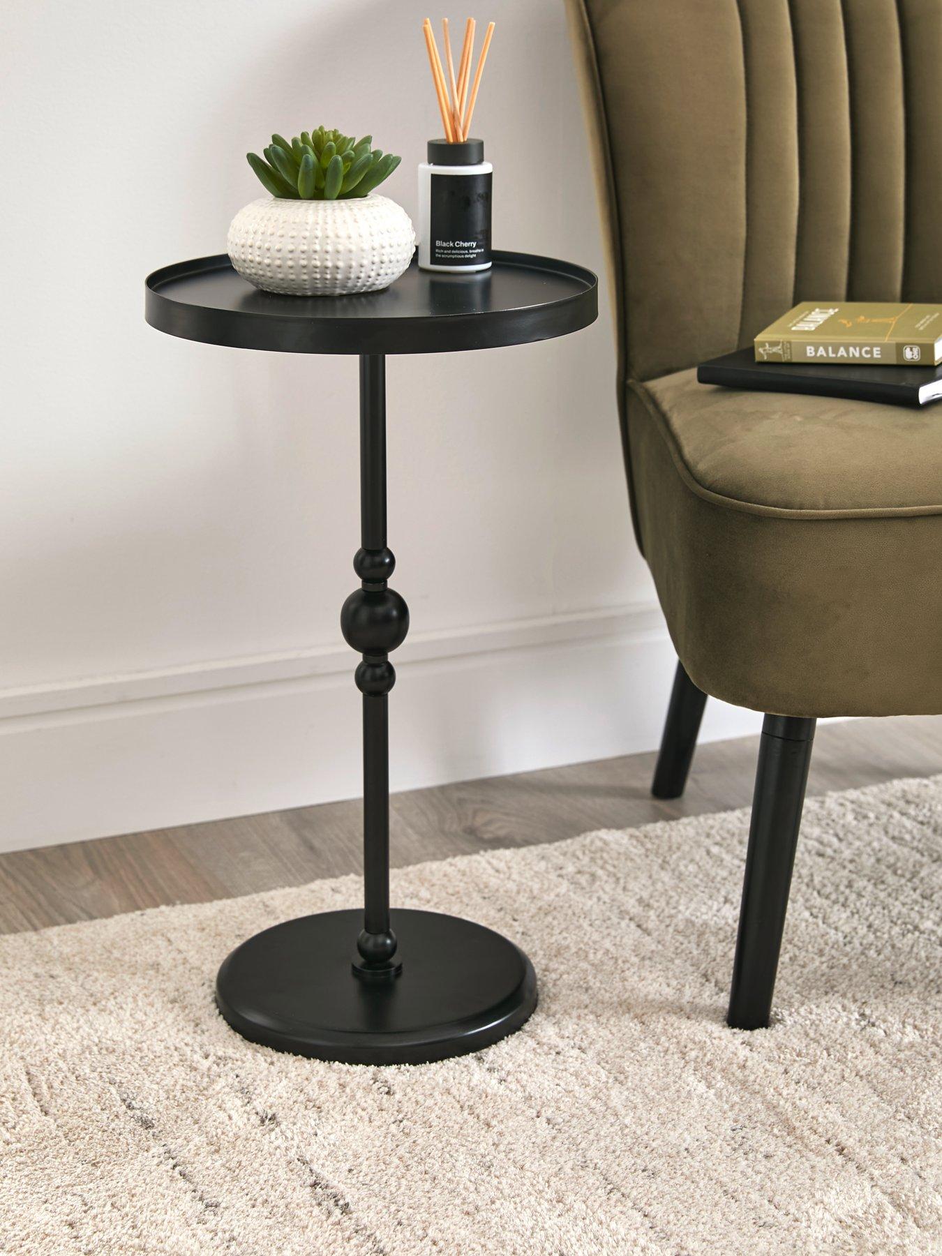 Image 1 of 6 of Very Home Avia Metal&nbsp;Side Table - Black