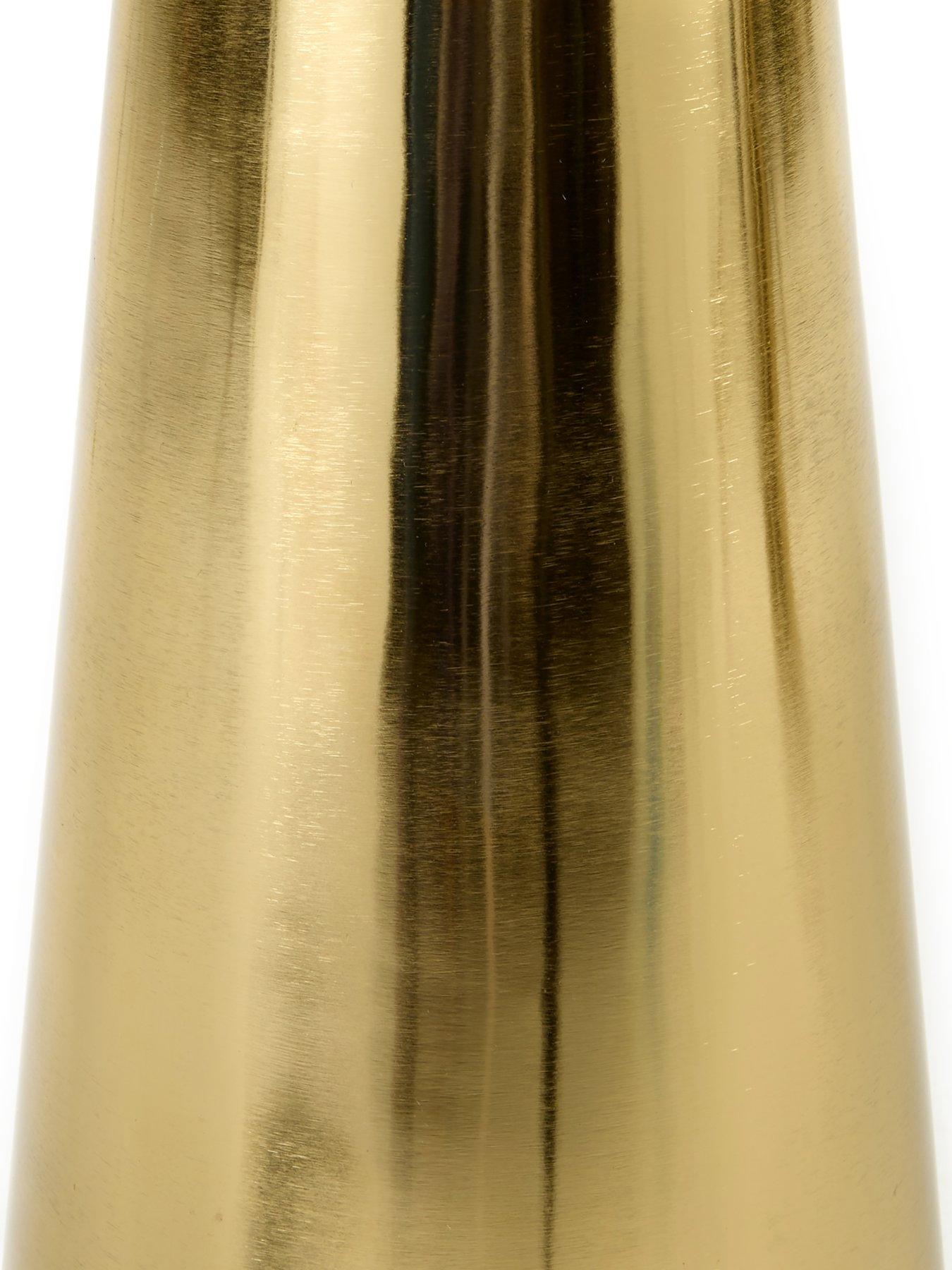 Image 6 of 6 of The Very Collection Cone Side Table - Brushed Gold/Black&nbsp;Marble