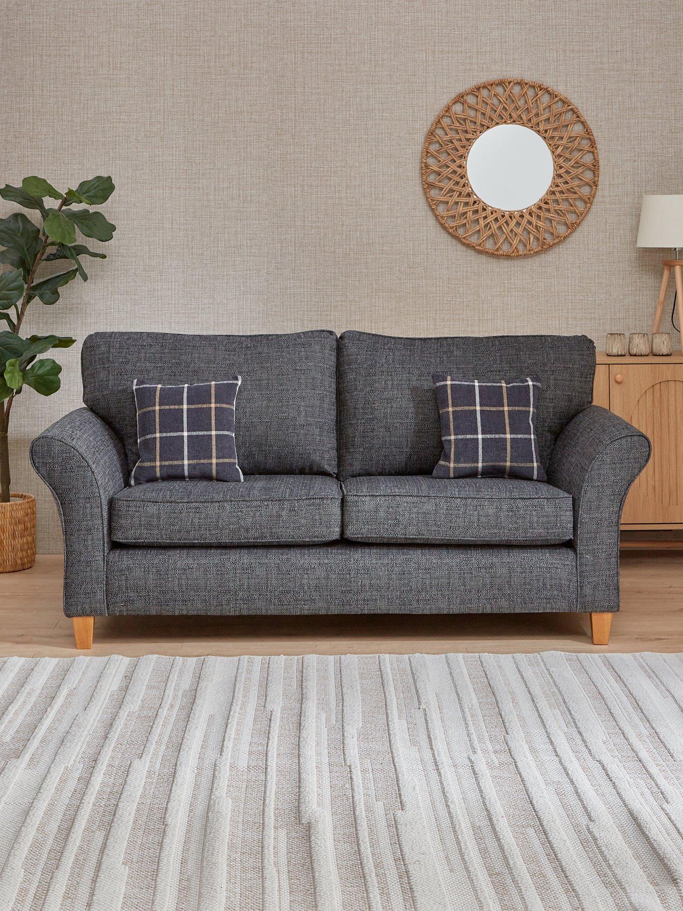 The Very Collection Alsop 3 Seater Fabric Sofa - Made in the UK