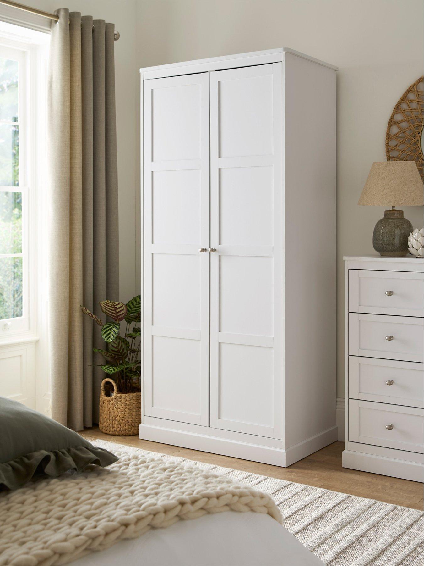 front image of very-home-darcy-2-door-wardrobe-white-fscreg-certified