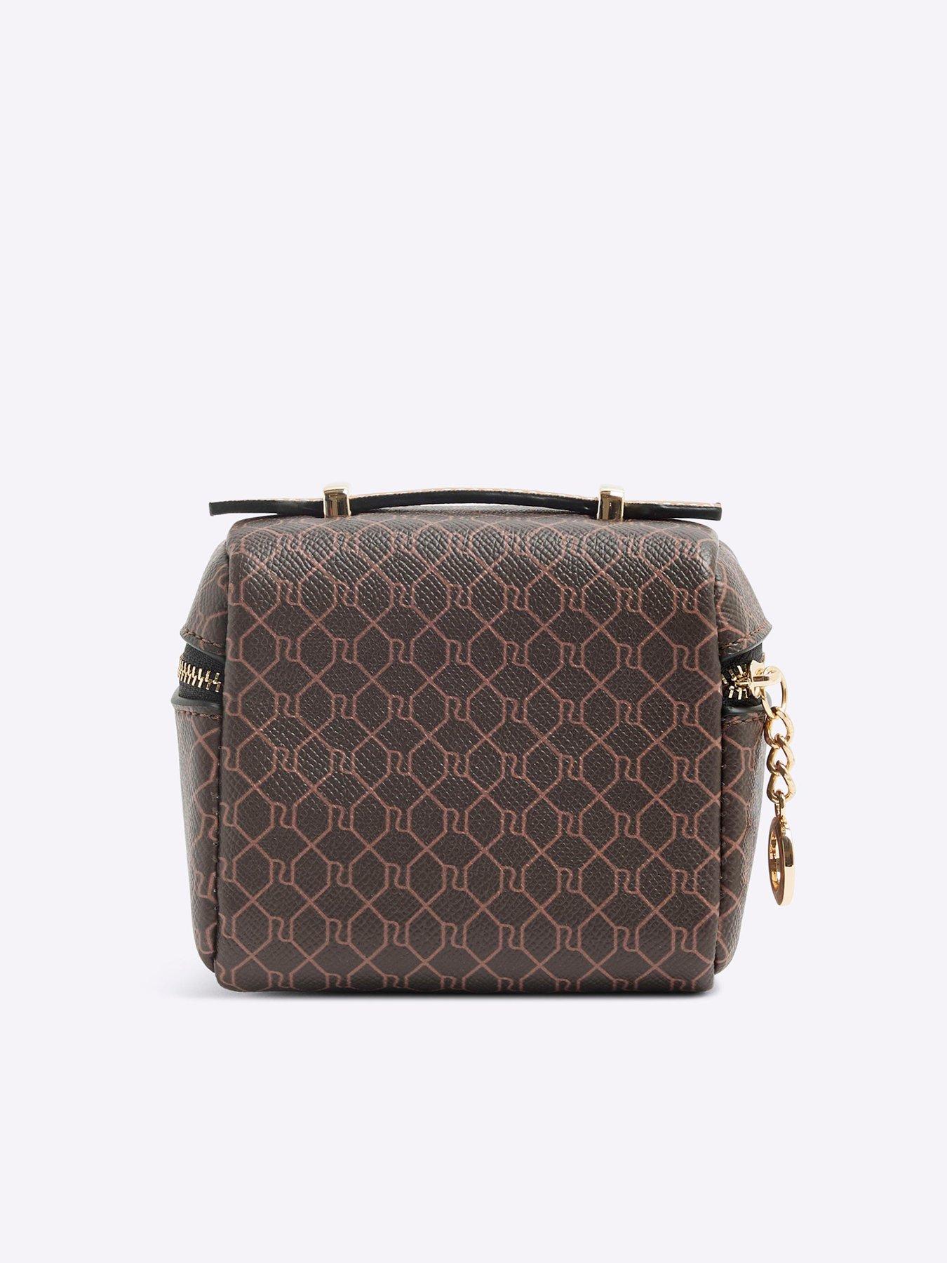  image of river-island-5110-monogram-trvel-bits-and-bobs-bag