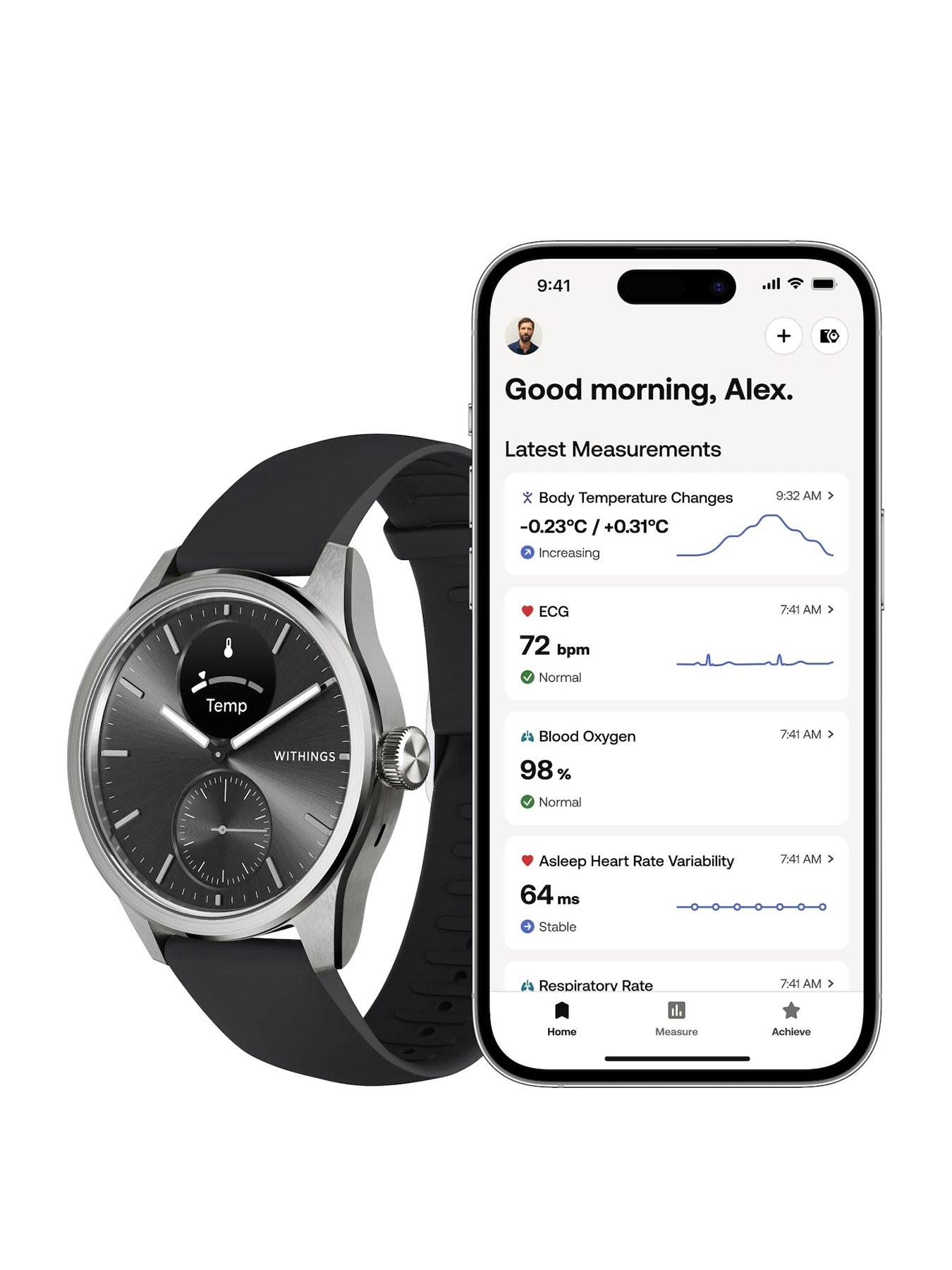  image of withings-scanwatch-2-42mm-black