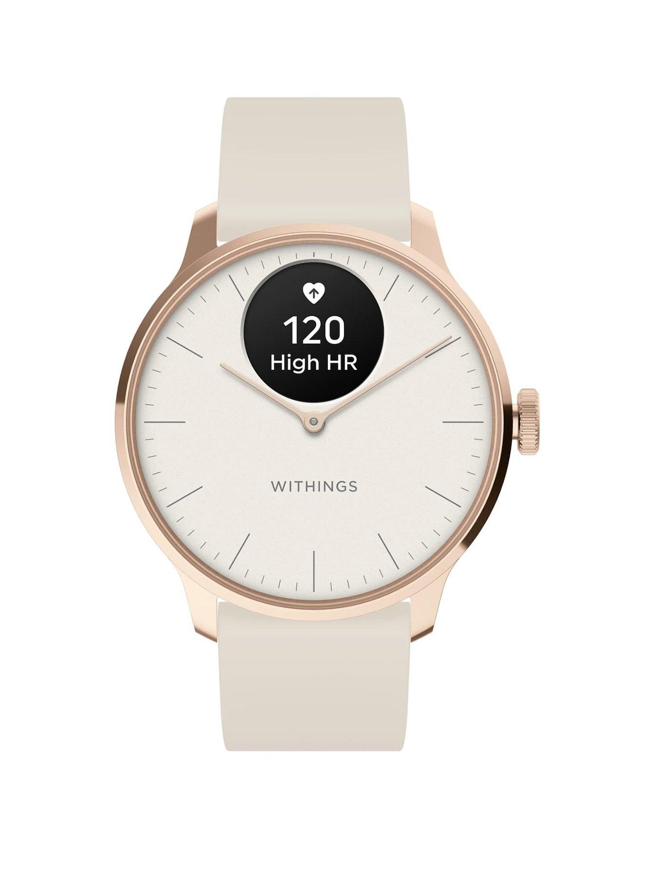 Withings Scanwatch Light - Rose Gold White