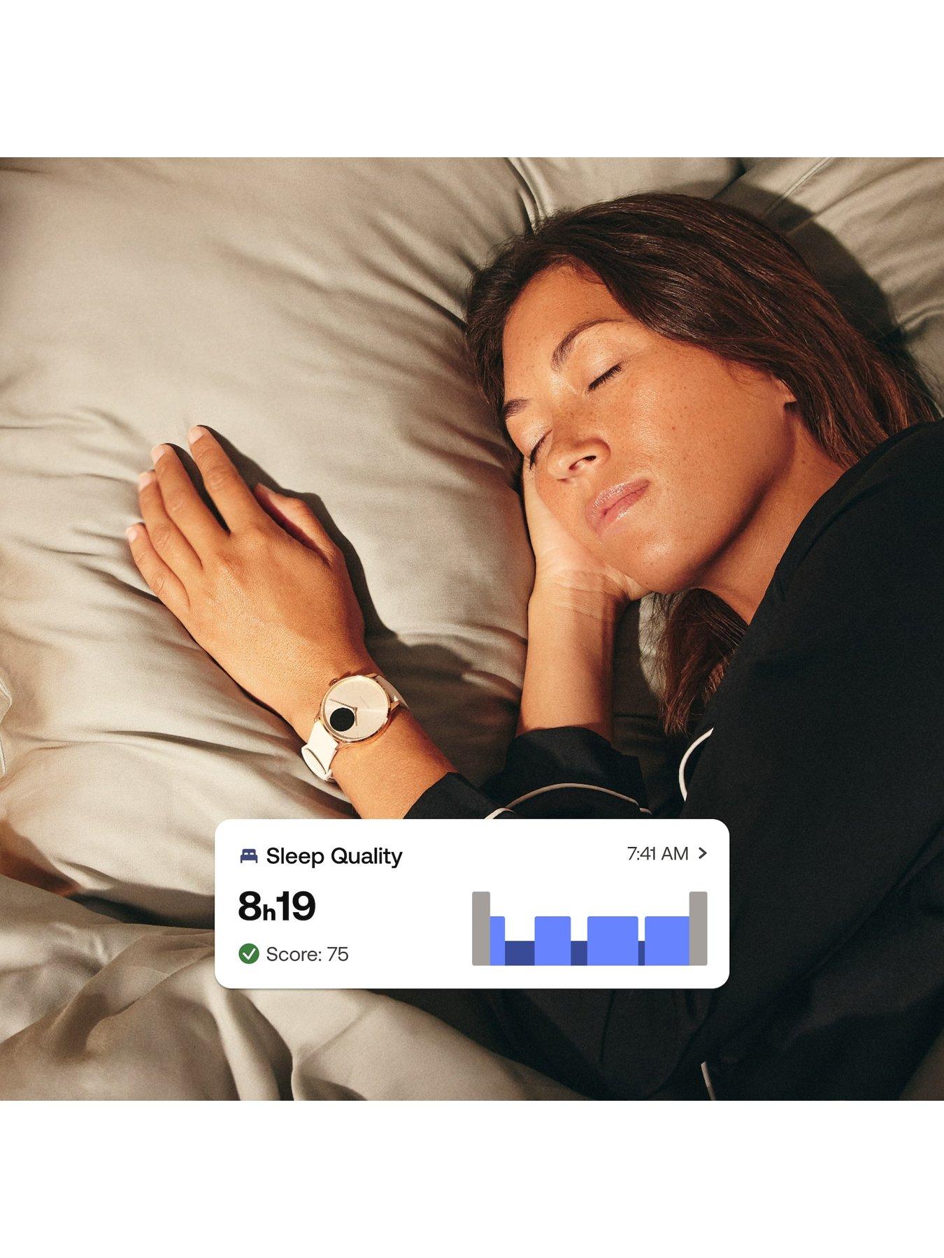  image of withings-scanwatch-light-rose-gold-white