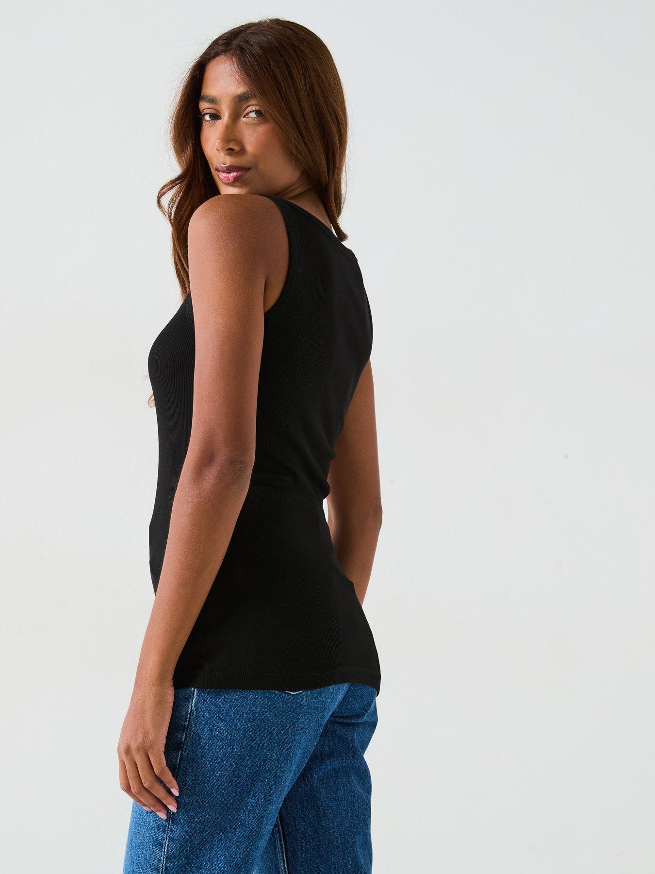 Image 2 of 6 of V by Very Essential Rib Scoop Vest