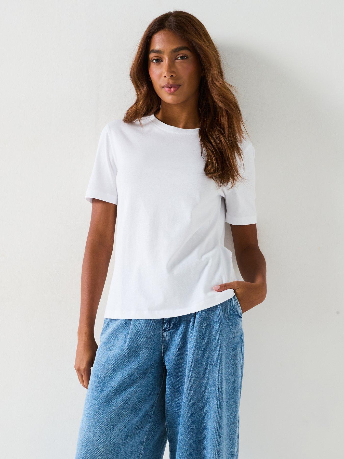 Image 6 of 6 of V by Very 2 Pack Essential Crew Neck T-shirts