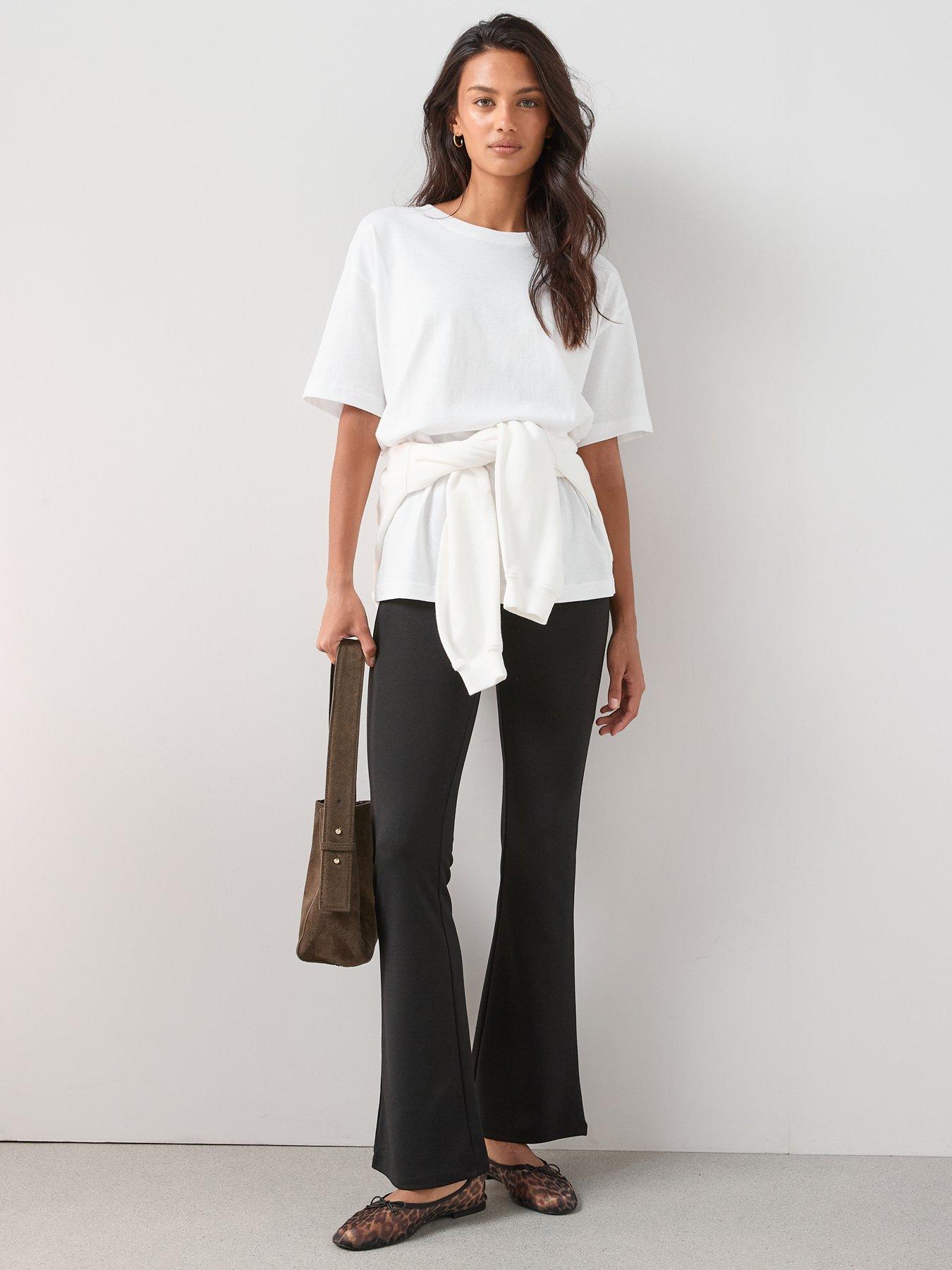  image of the-very-collection-crew-neck-oversized-t-shirt-white