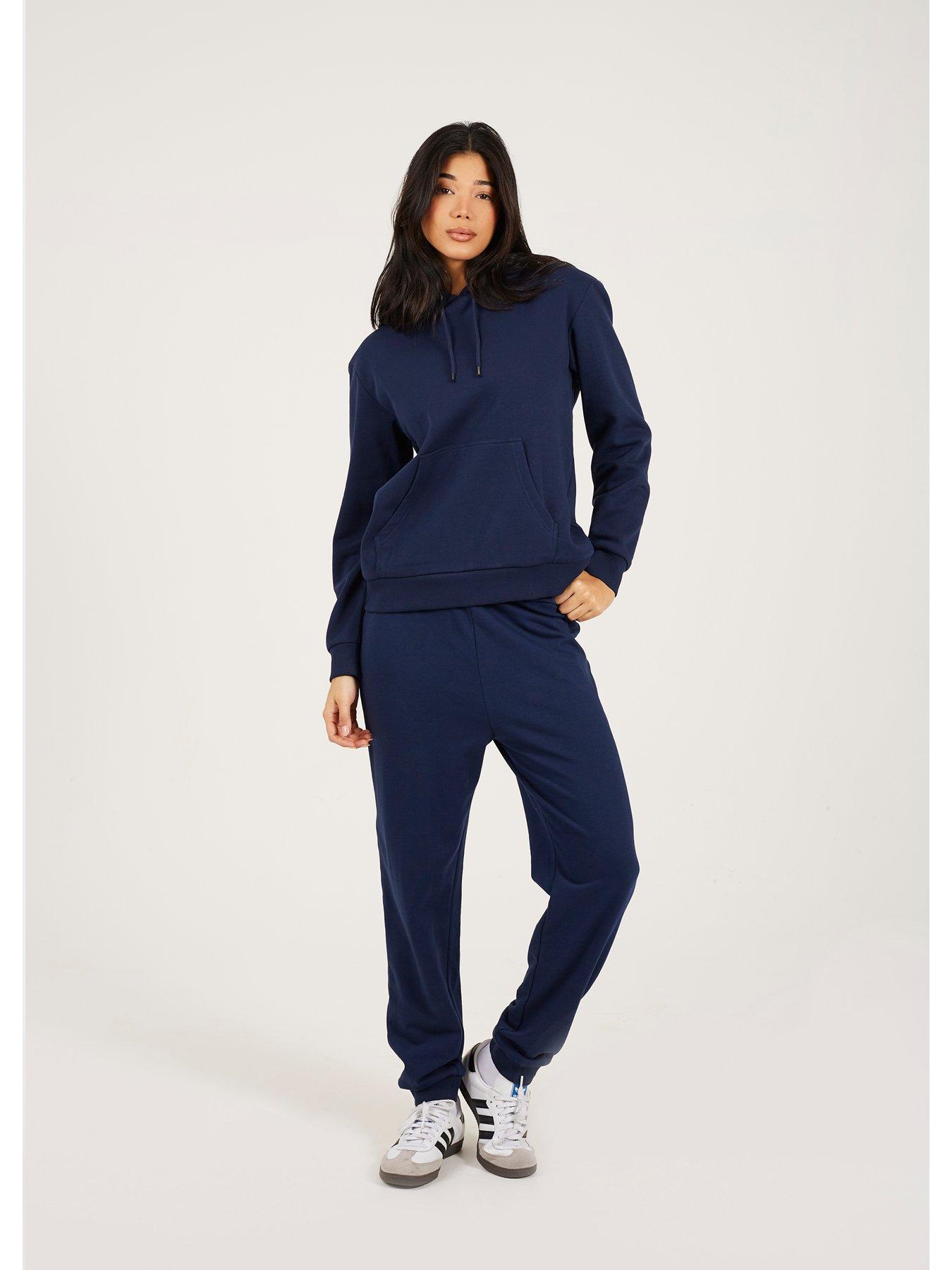 Image 3 of 4 of Brave Soul Long Sleeve Hoodie - Navy