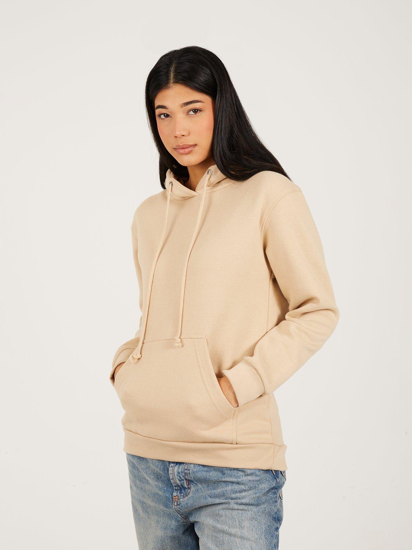 Image 1 of 4 of Brave Soul Long Sleeve Hoodie - Neutral