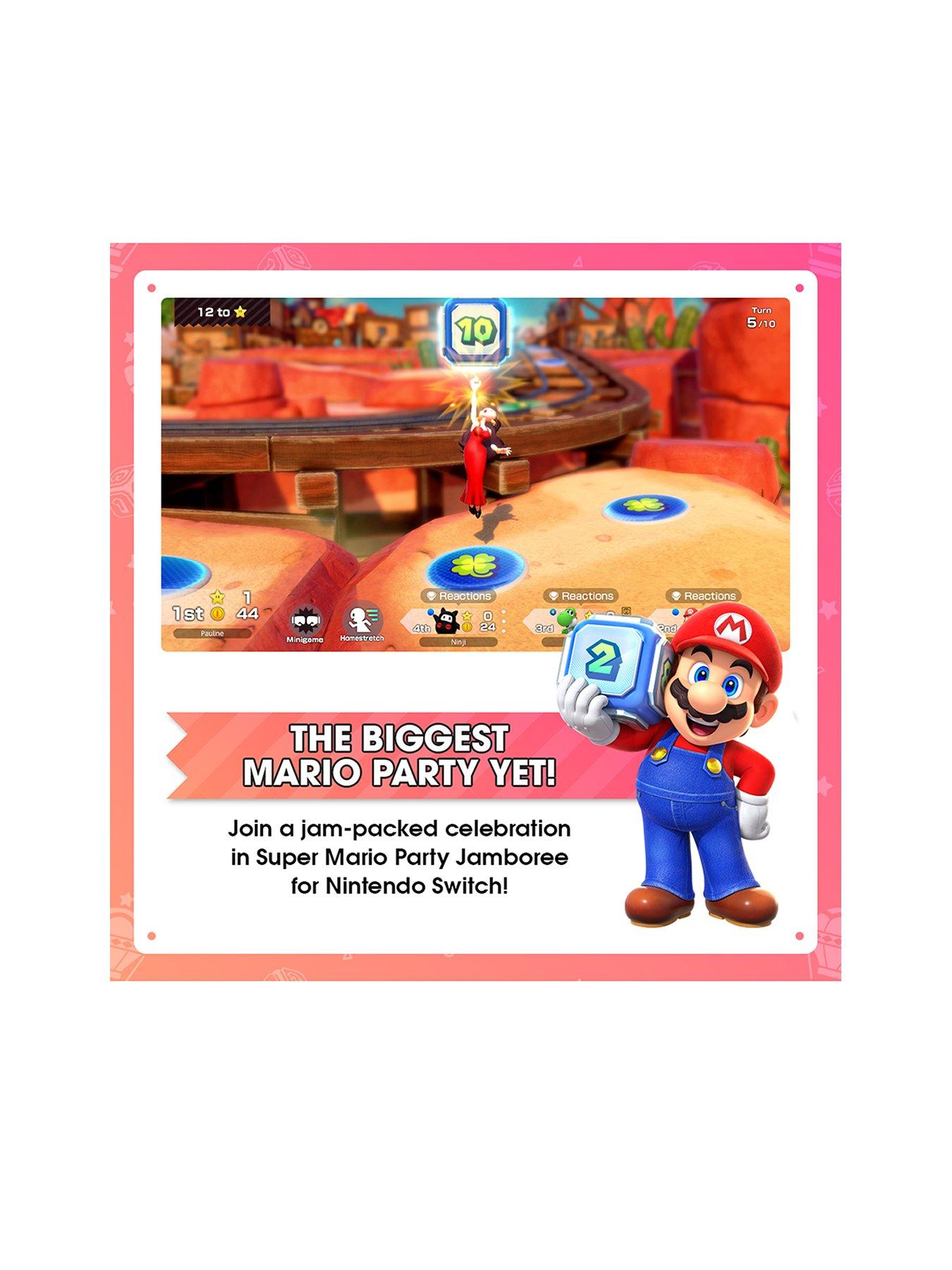 Image 2 of 7 of Nintendo Switch Neon Console &amp; Mario Party Jamboree