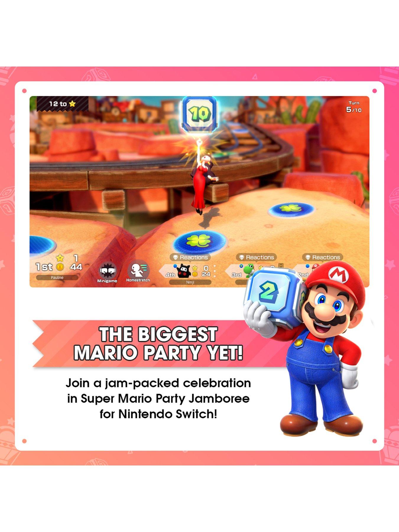 Image 7 of 8 of Nintendo Switch OLED Console - White&nbsp;+ Super Mario Party Jamboree