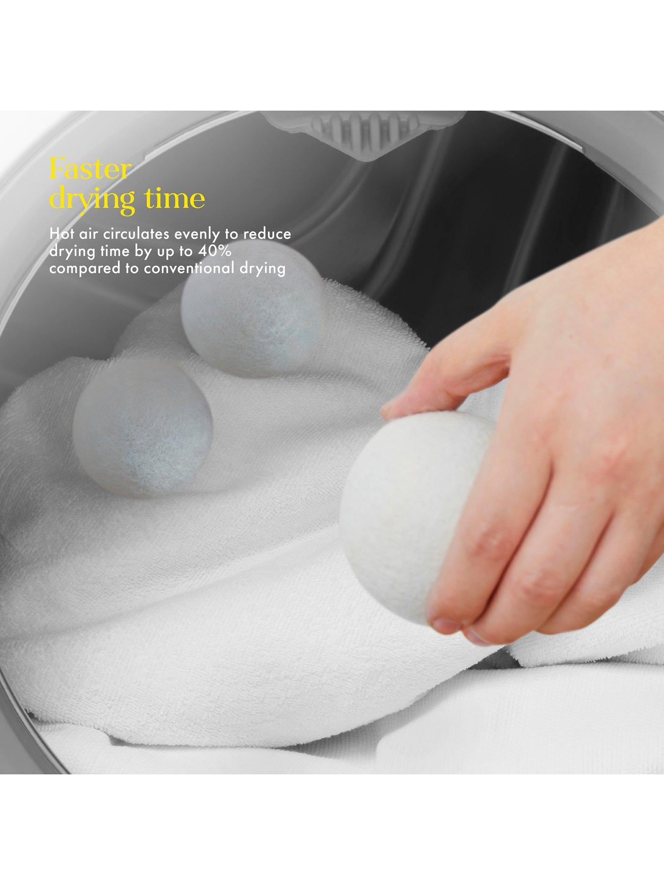  image of swan-lynsey-tvs-queen-of-clean-6-natural-wool-dryer-balls-in-a-drawstring-bag