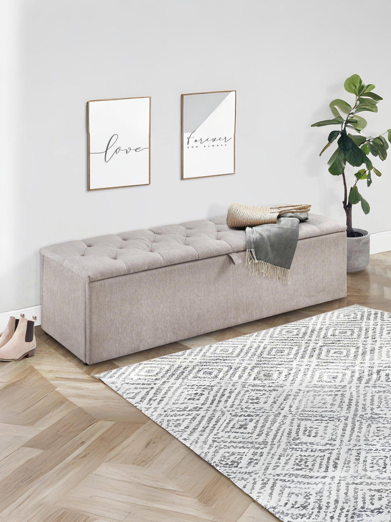 Julian Bowen Ravello Blanket Box - Mink