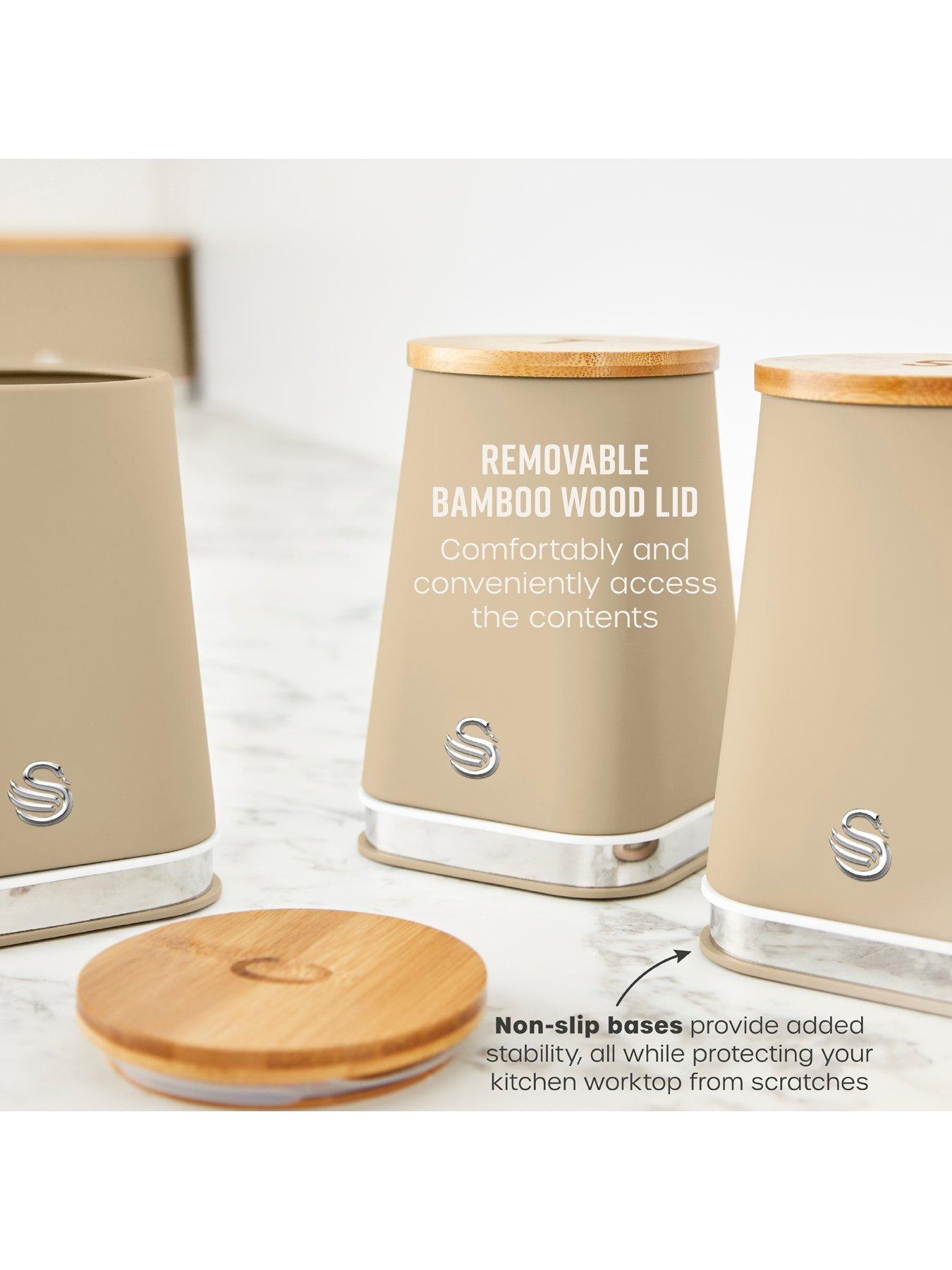 Image 3 of 6 of Swan Nordic Set Of 3 Canisters
