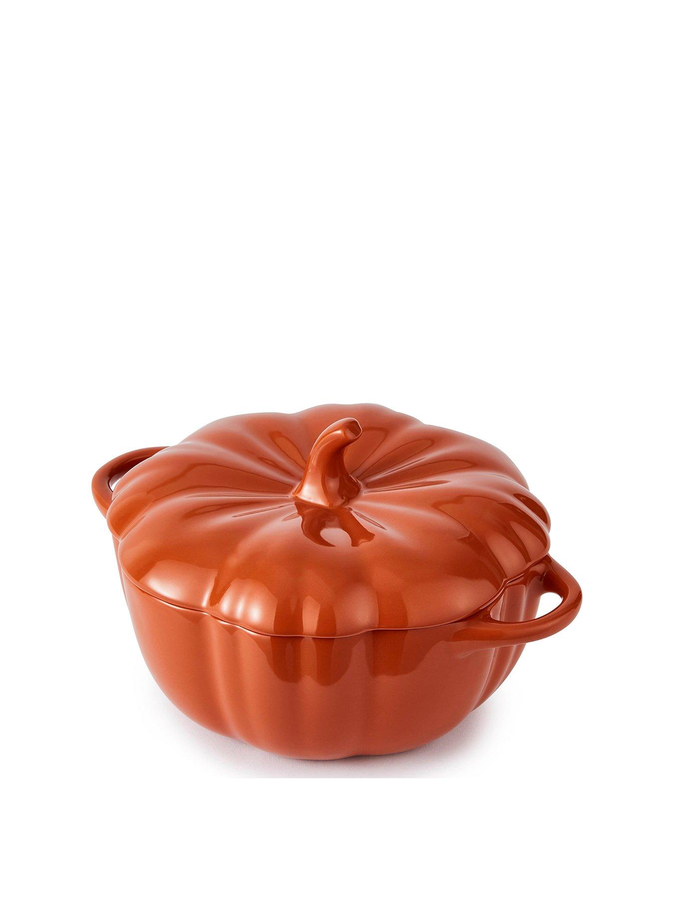 undefined Large Pumpkin Casserole Dish