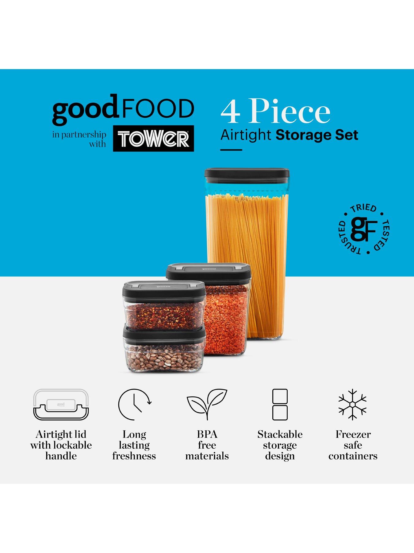 Image 2 of 6 of Good Food by Tower Tower 4 Piece Food Storage Set