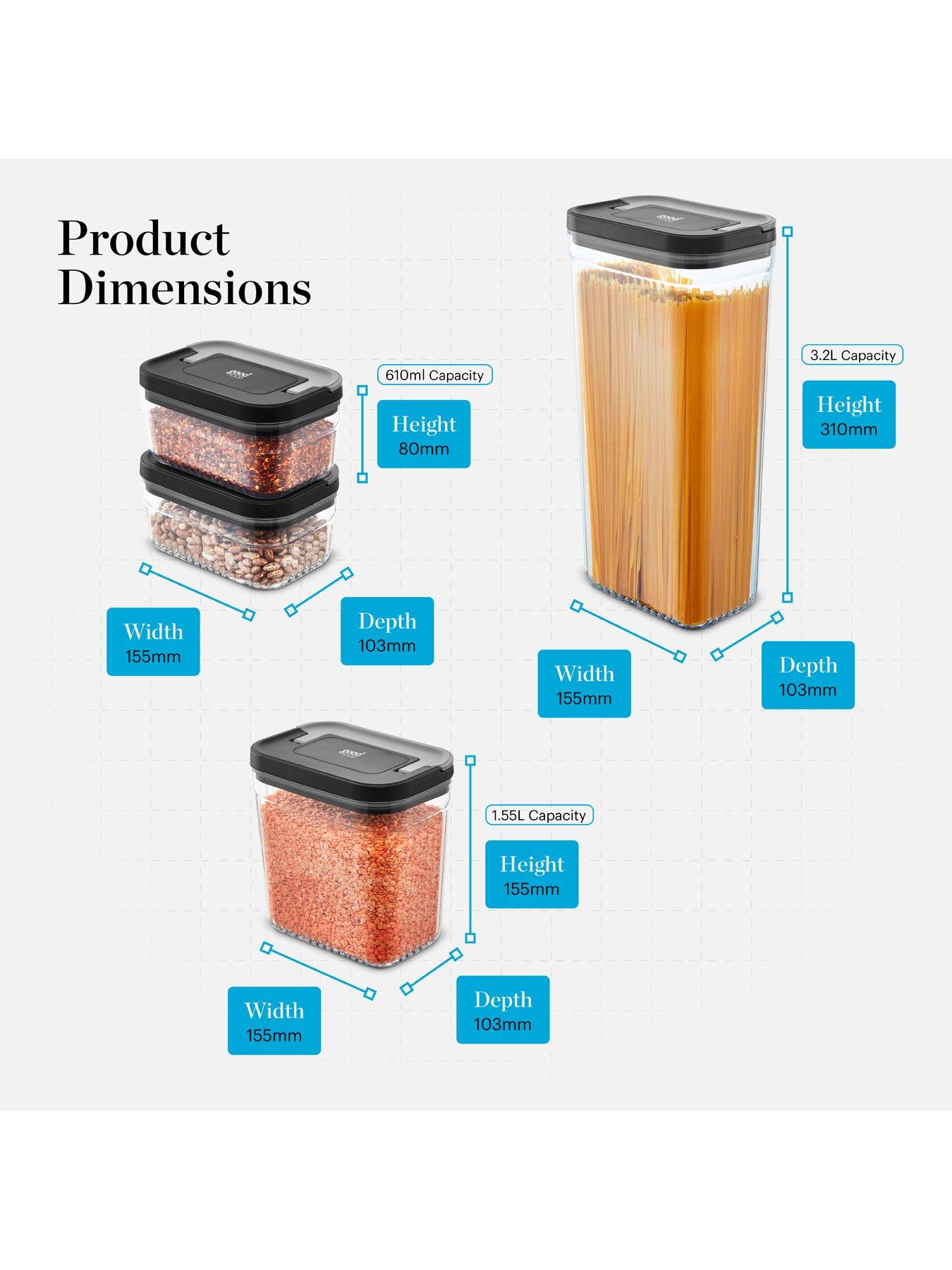 Image 5 of 6 of Good Food by Tower Tower 4 Piece Food Storage Set
