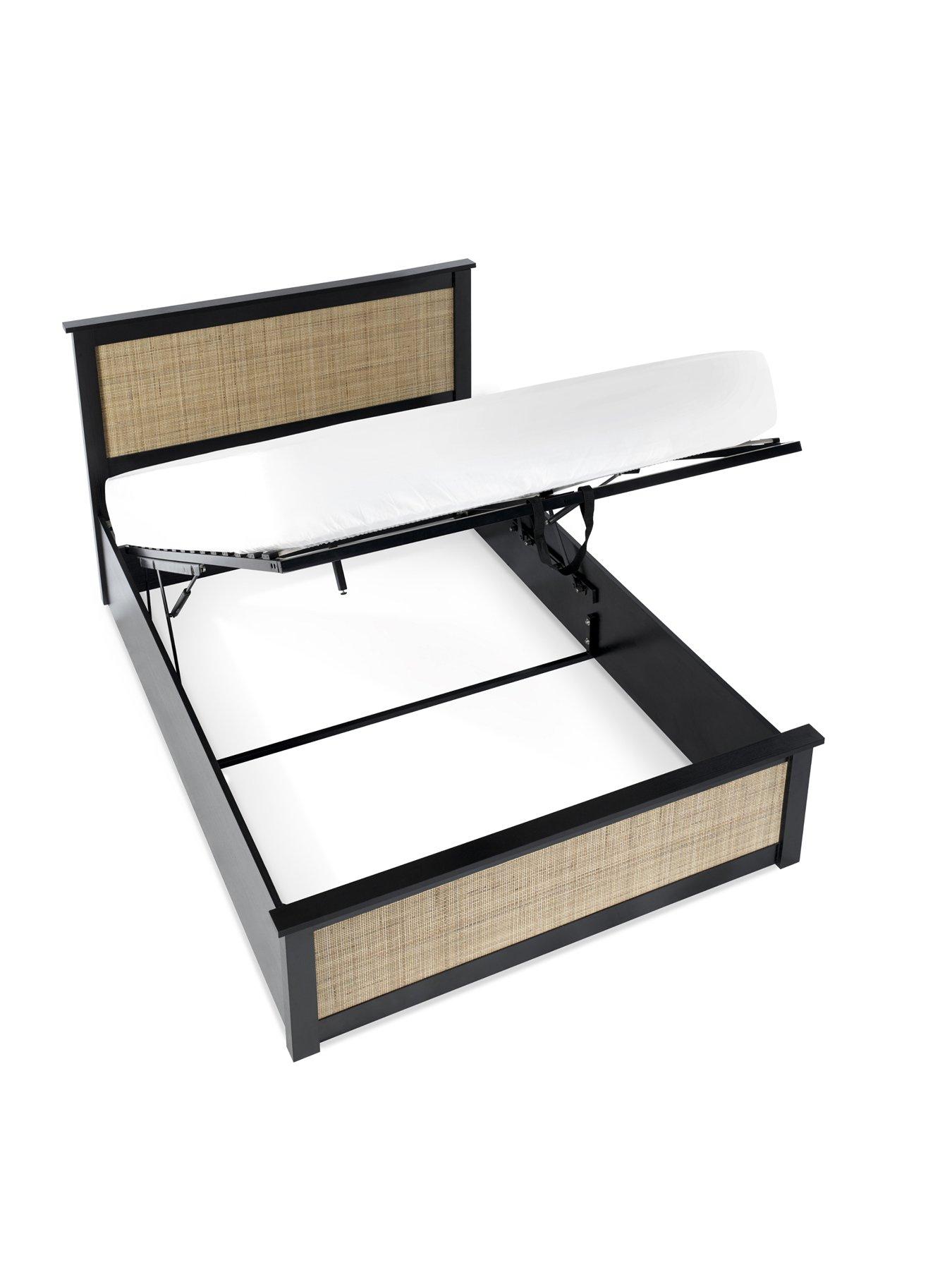 Image 5 of 7 of Julian Bowen Padstow Lift Up Ottoman&nbsp;Bed Frame&nbsp;- Black