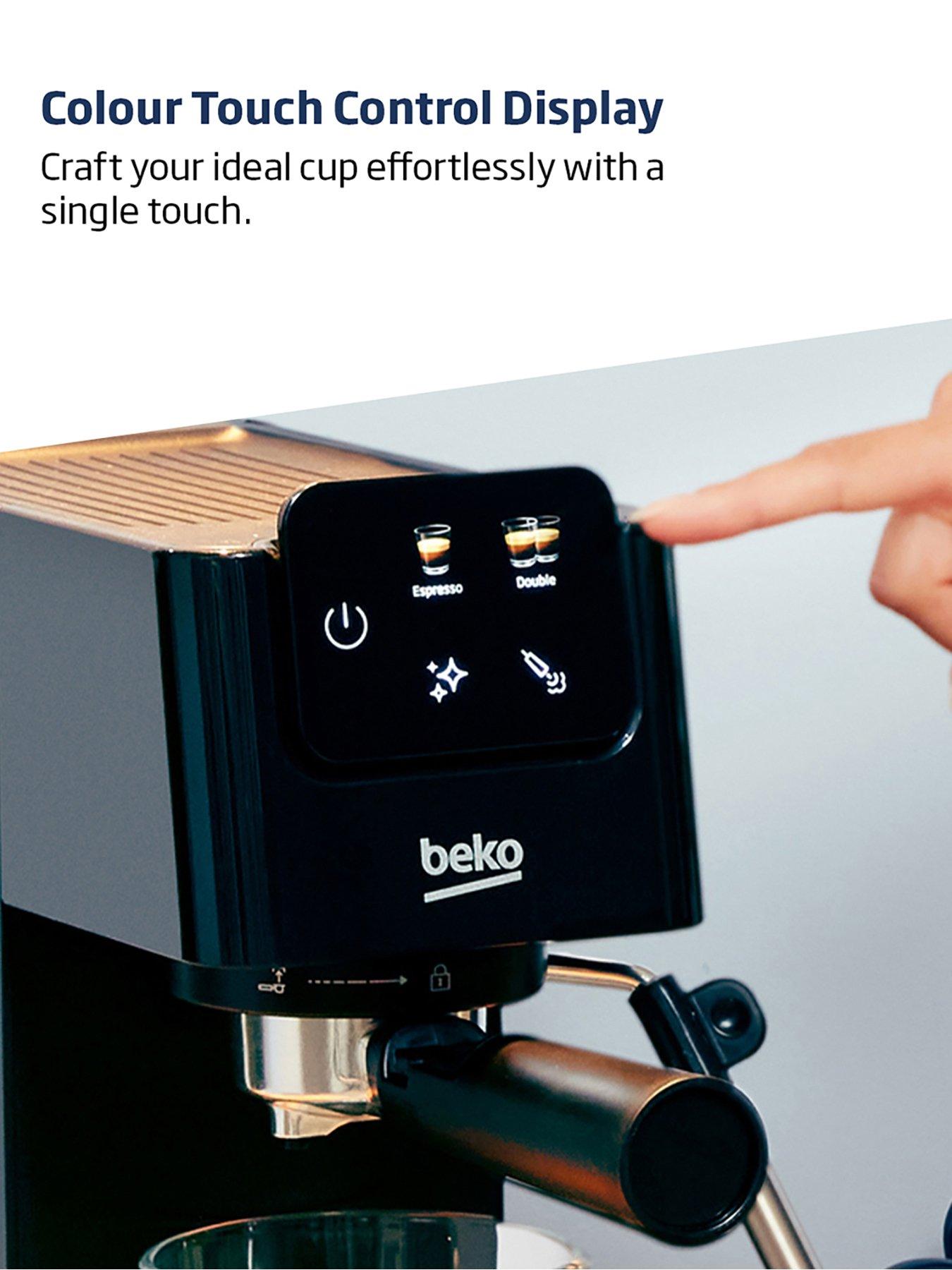  image of beko-caffeexpertotrade-cep5302b-espresso-coffee-machine-with-steam-wand-black
